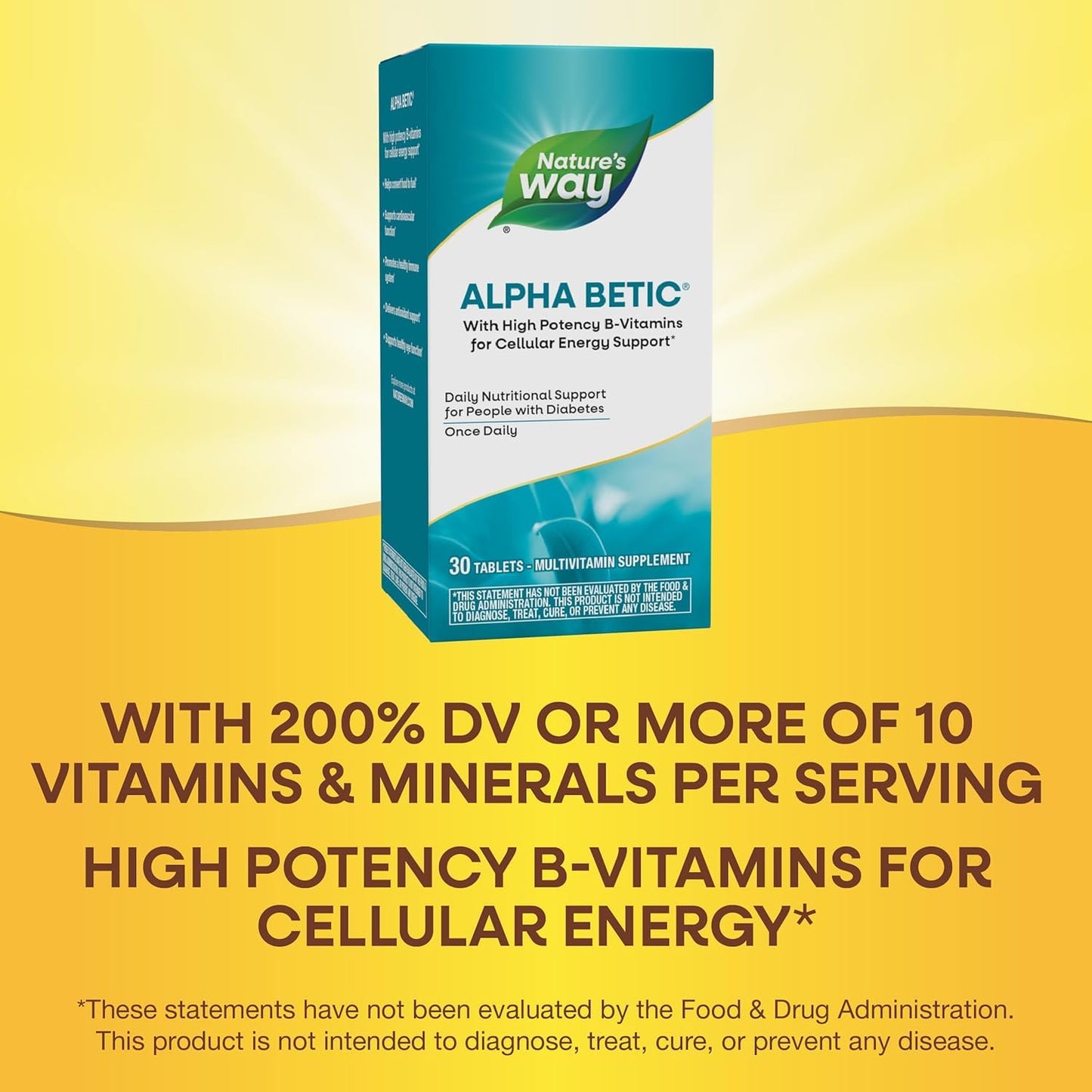 Nature Works Alpha Betic Multi-Vitamin, 60 Tablets