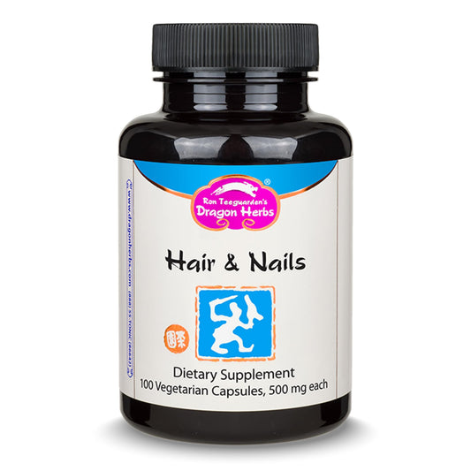 Dragon Herbs Hair and Nails Capsules, 100 Count