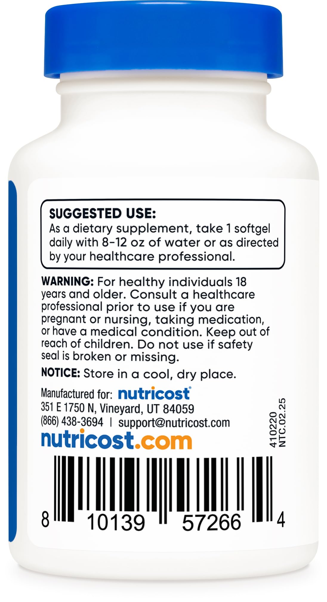 Nutricost Chlorophyll 50mg Softgels, 60 Count