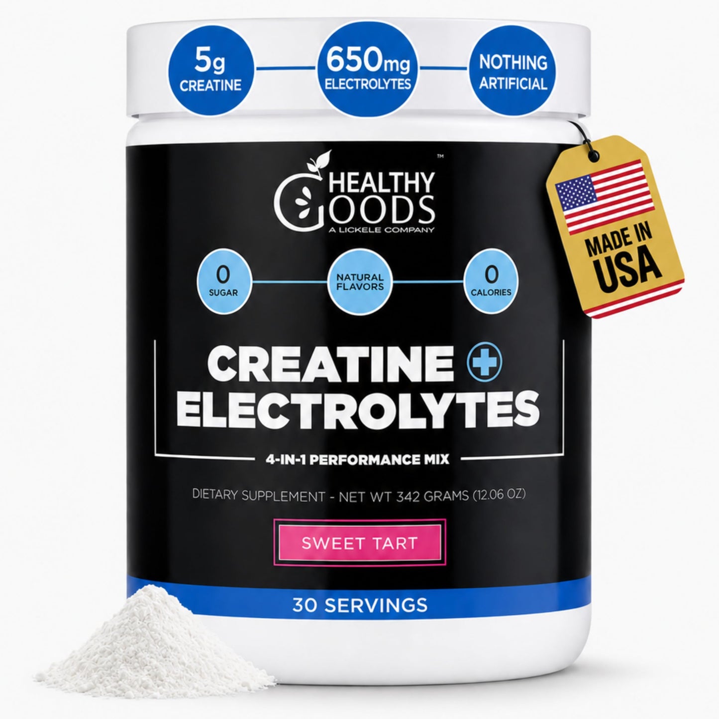 HEALTHY GOODS Creatine Plus Electrolytes Powder 12.03 Ounce