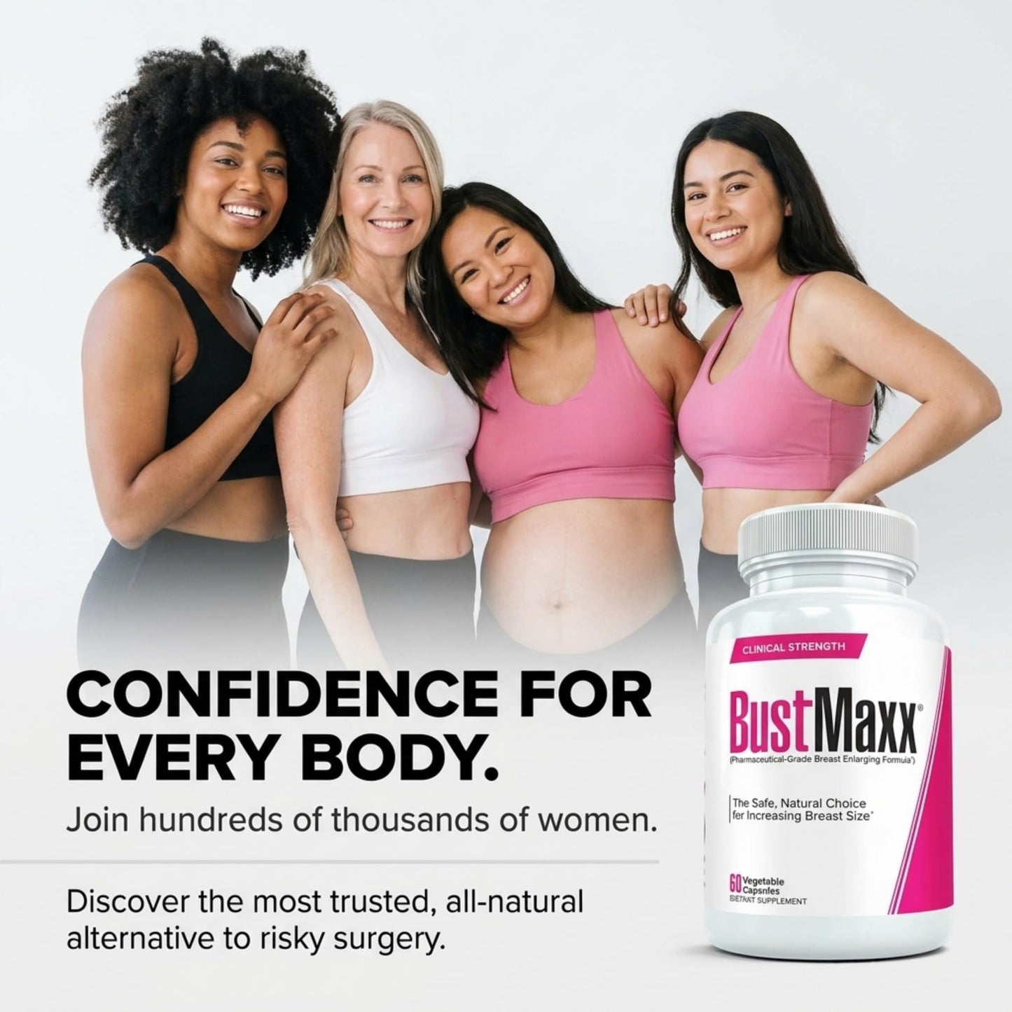 BustMaxx Breast Enhancement Supplement for Natural Growth Capsule 60 Count