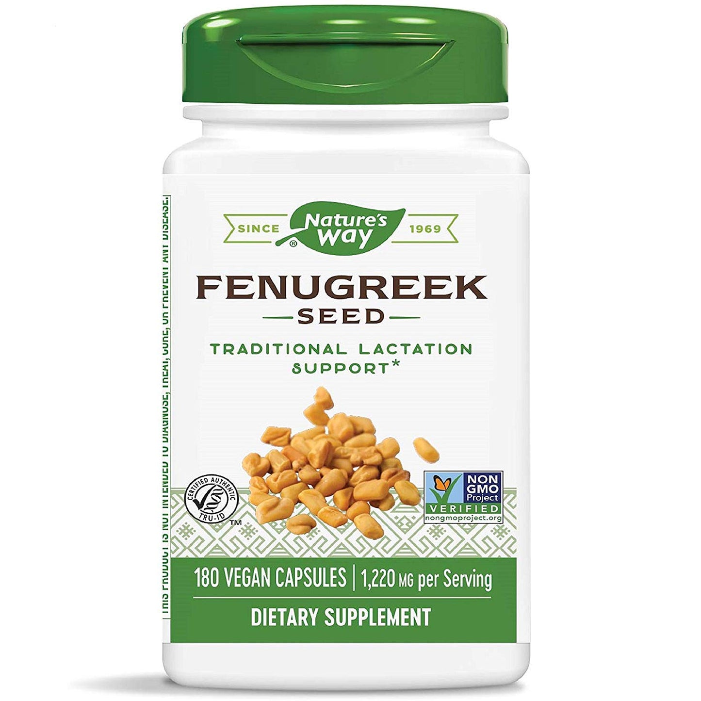 Nature's Way Fenugreek Seed 610 mg Capsules, 180 Count
