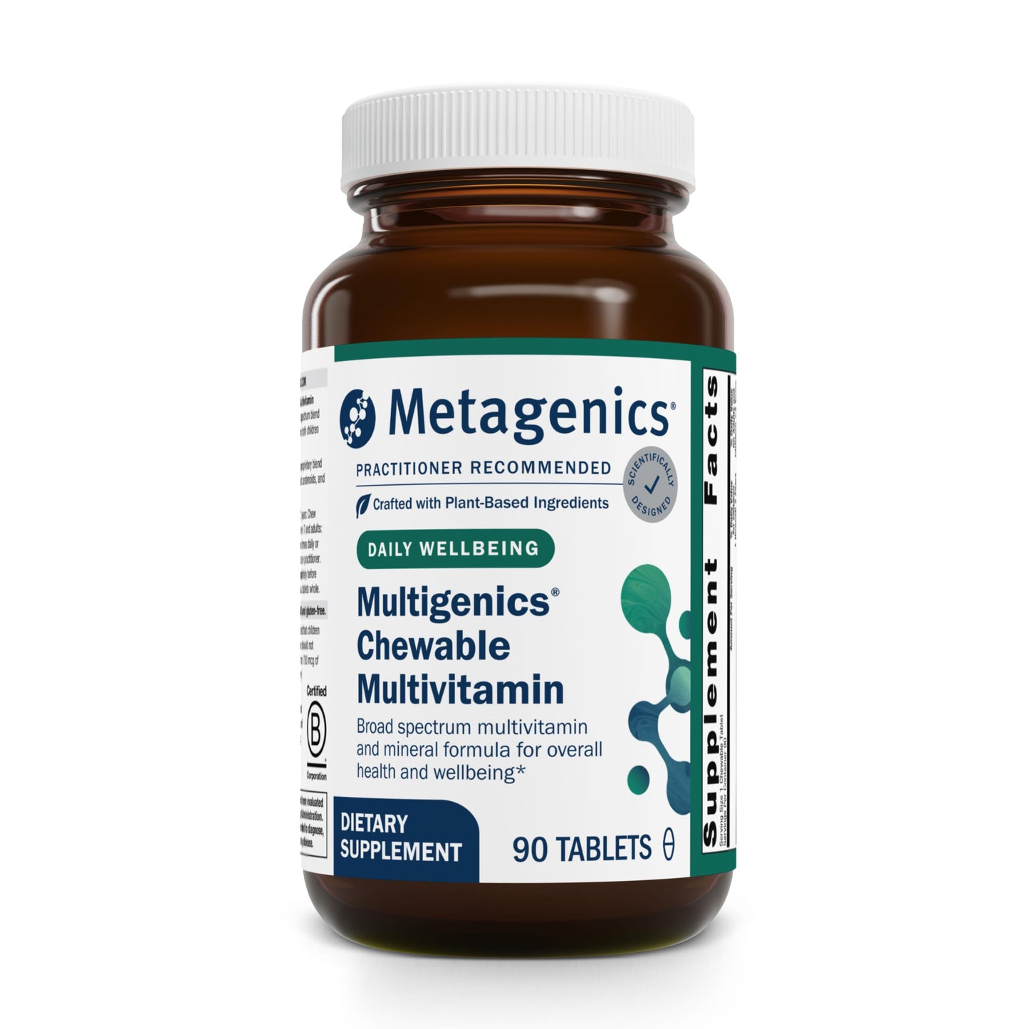 Metagenics Multigenics Chewable Multivitamin 90 Count