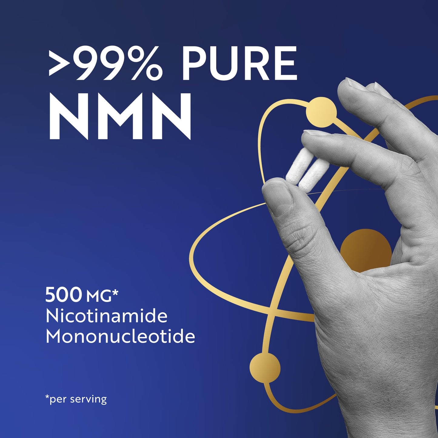 Nobi Nutrition NMN Supplement 500mg 60 Capsules