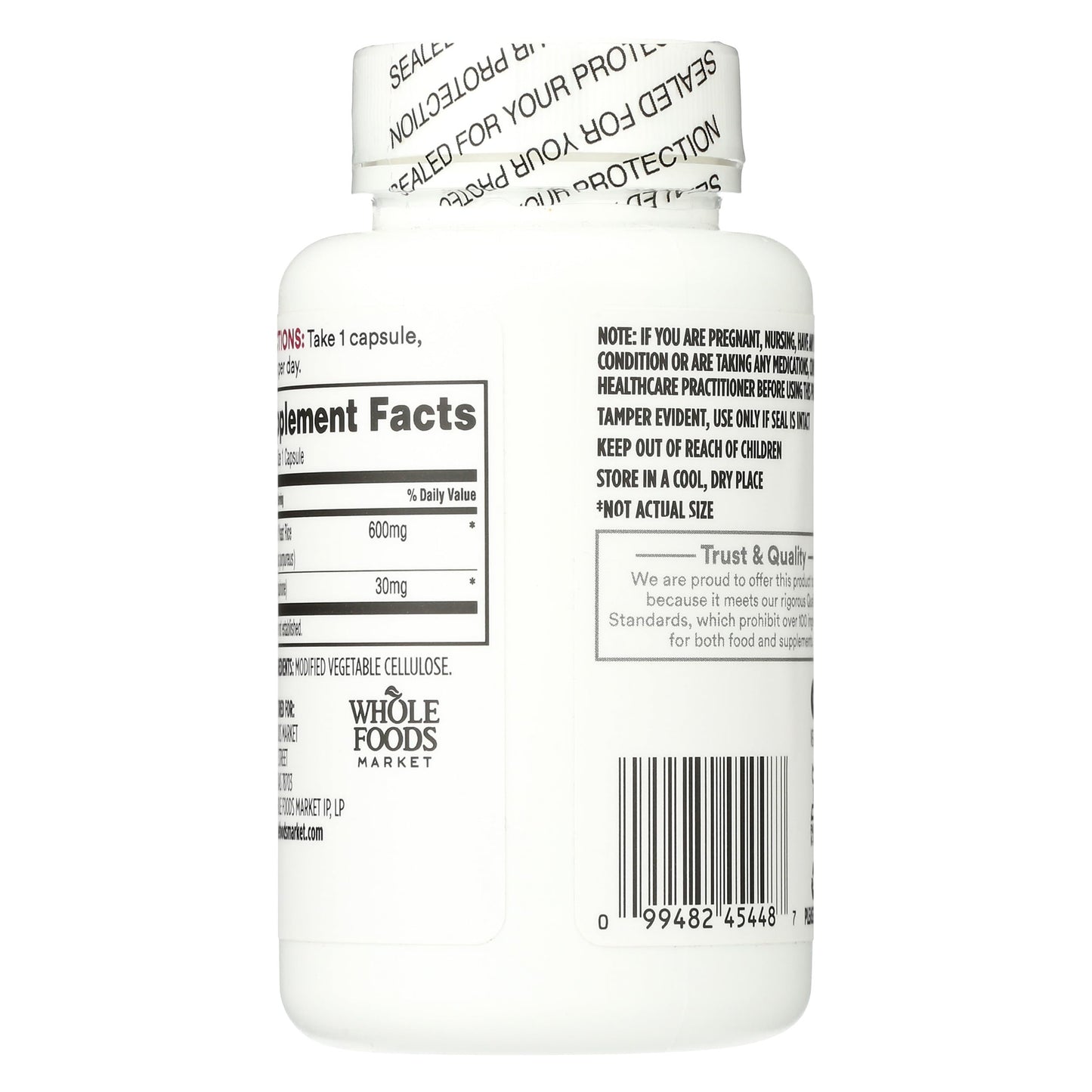 365 by Whole Foods Market Red Yeast Rice with CoQ10 Capsules, 90 Count