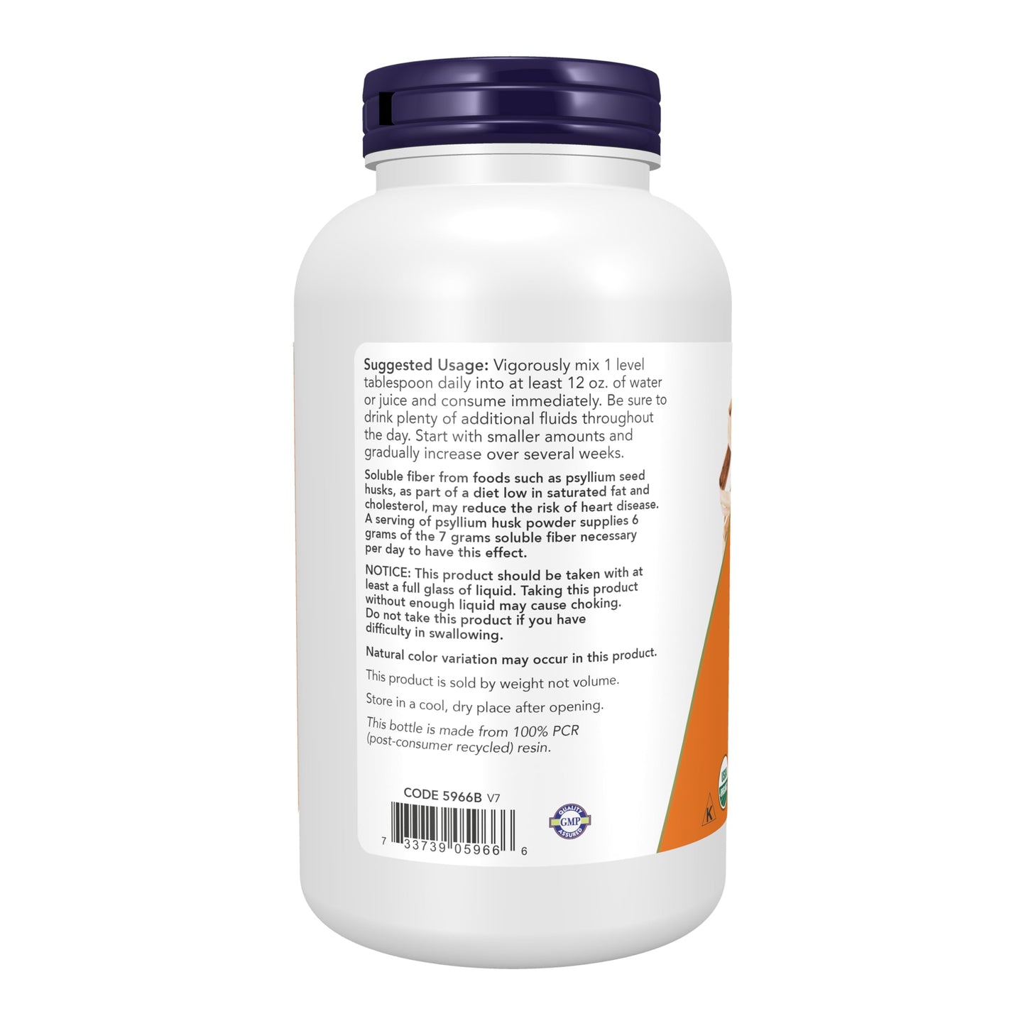 NOW Foods Psyllium Husk Powder, 12 oz