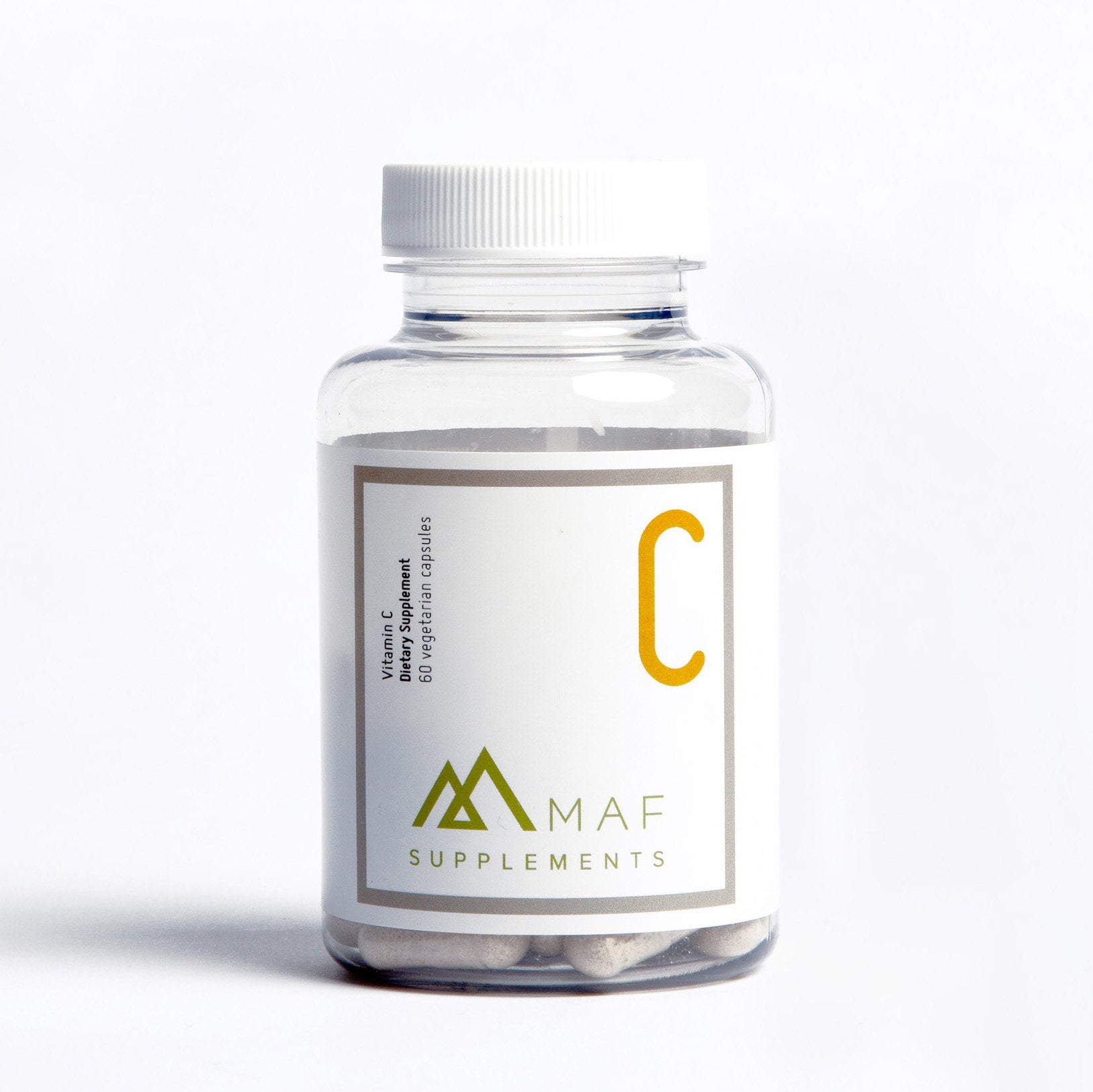 MAF Supplements Vitamin C Dietary Supplement, 60 Capsules