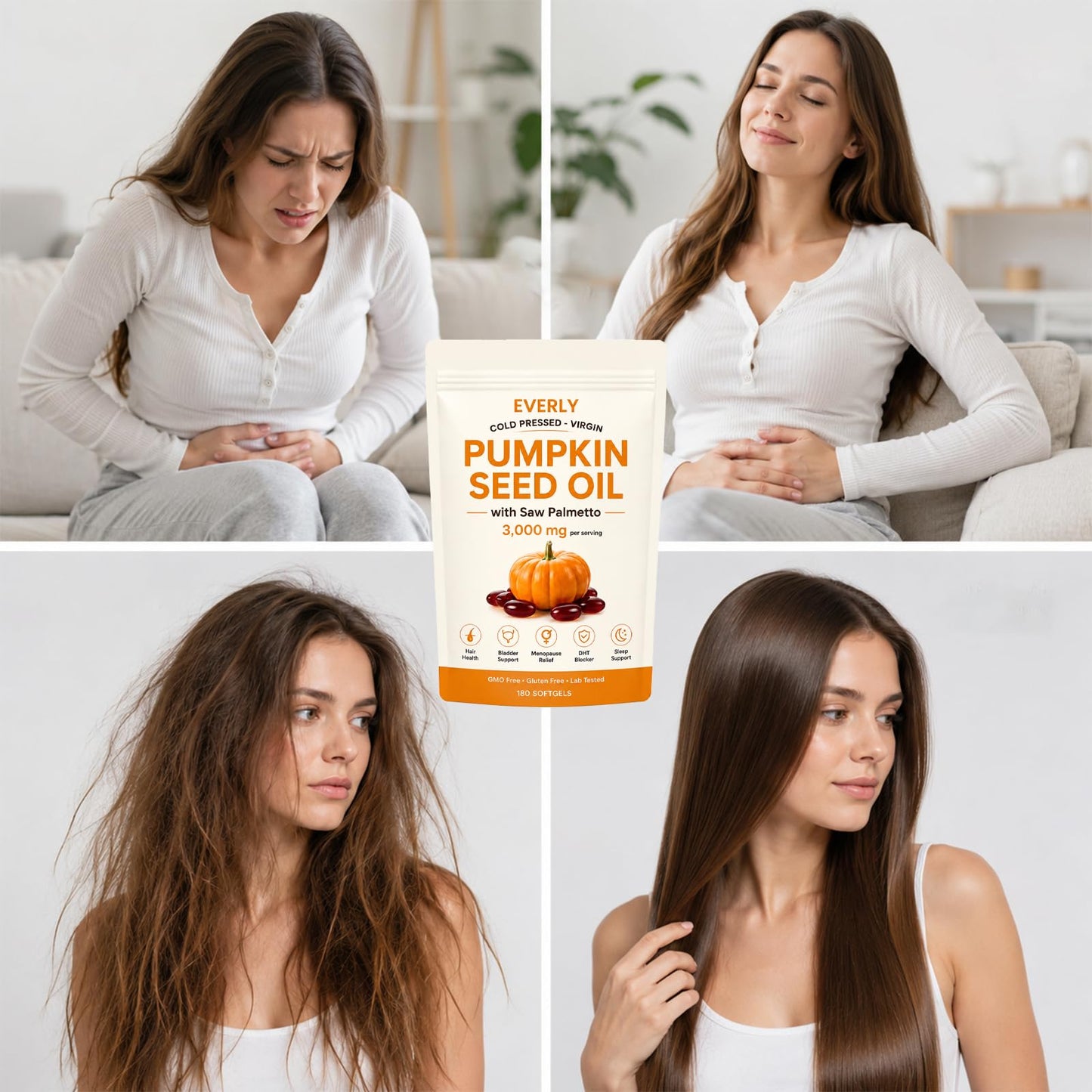 Ikokei Everly Pumpkin Seed Oil with Saw Palmetto 1 Softgel