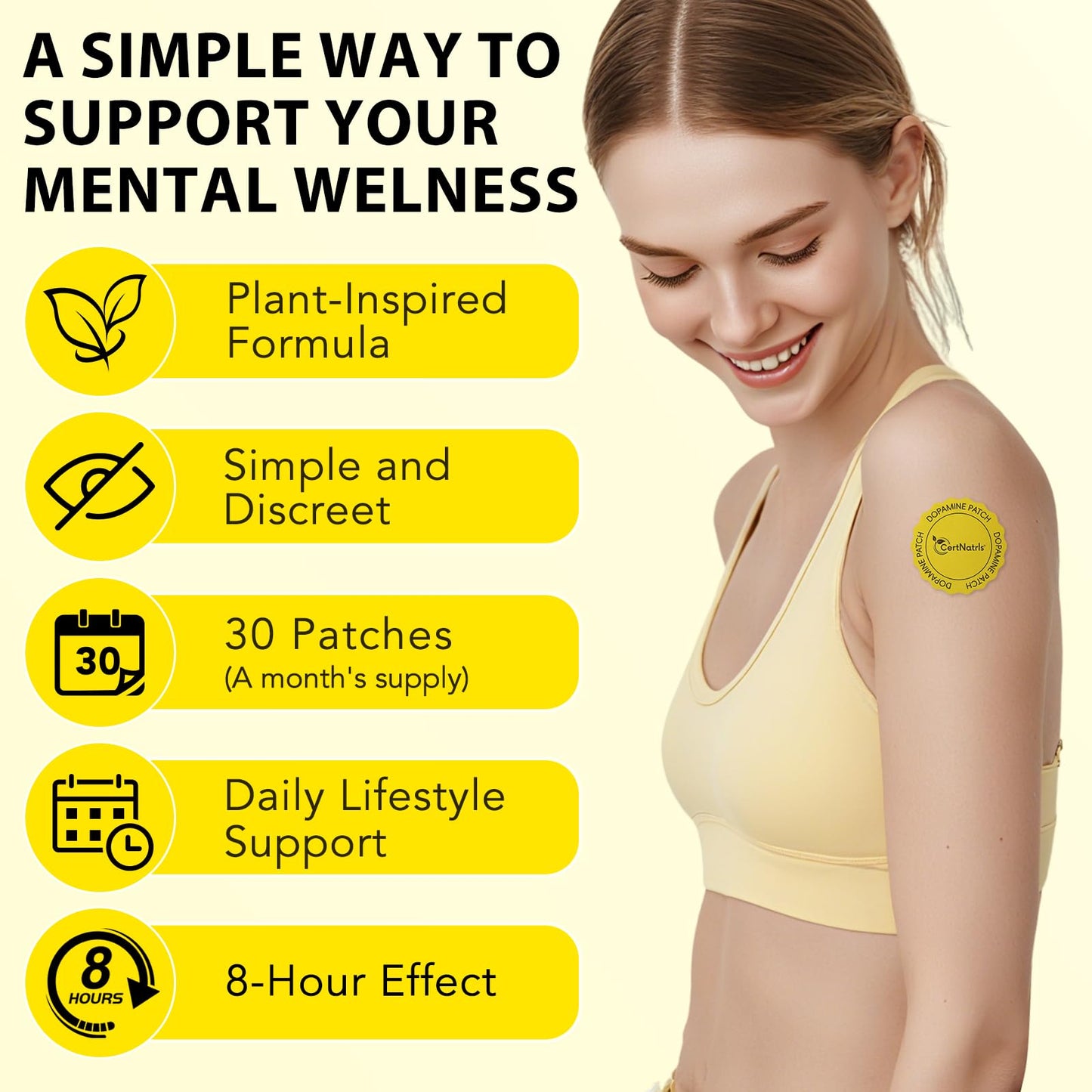 FJQDGXPS Dopamine Patches Tablet 60
