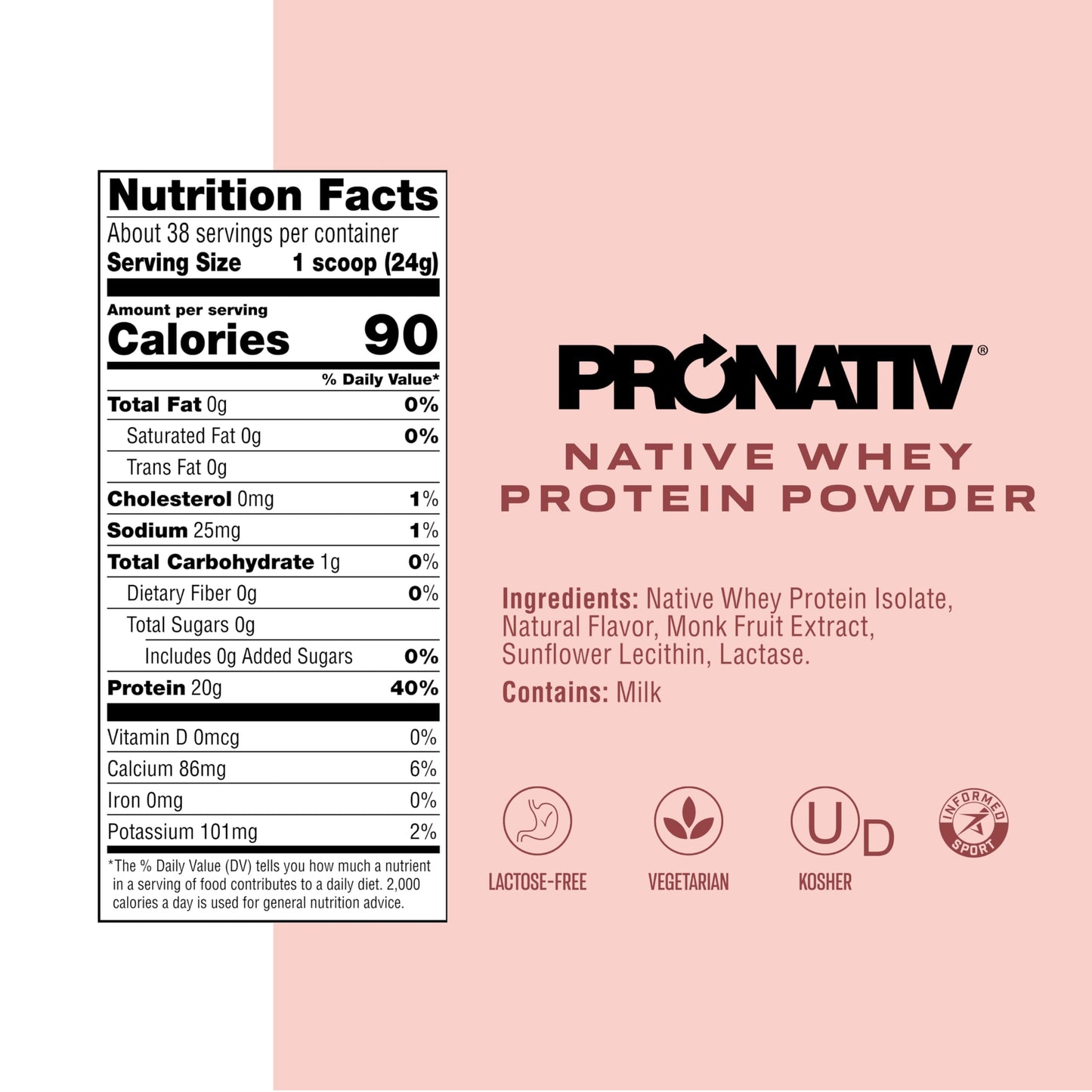 Pronativ Whey Protein Powder