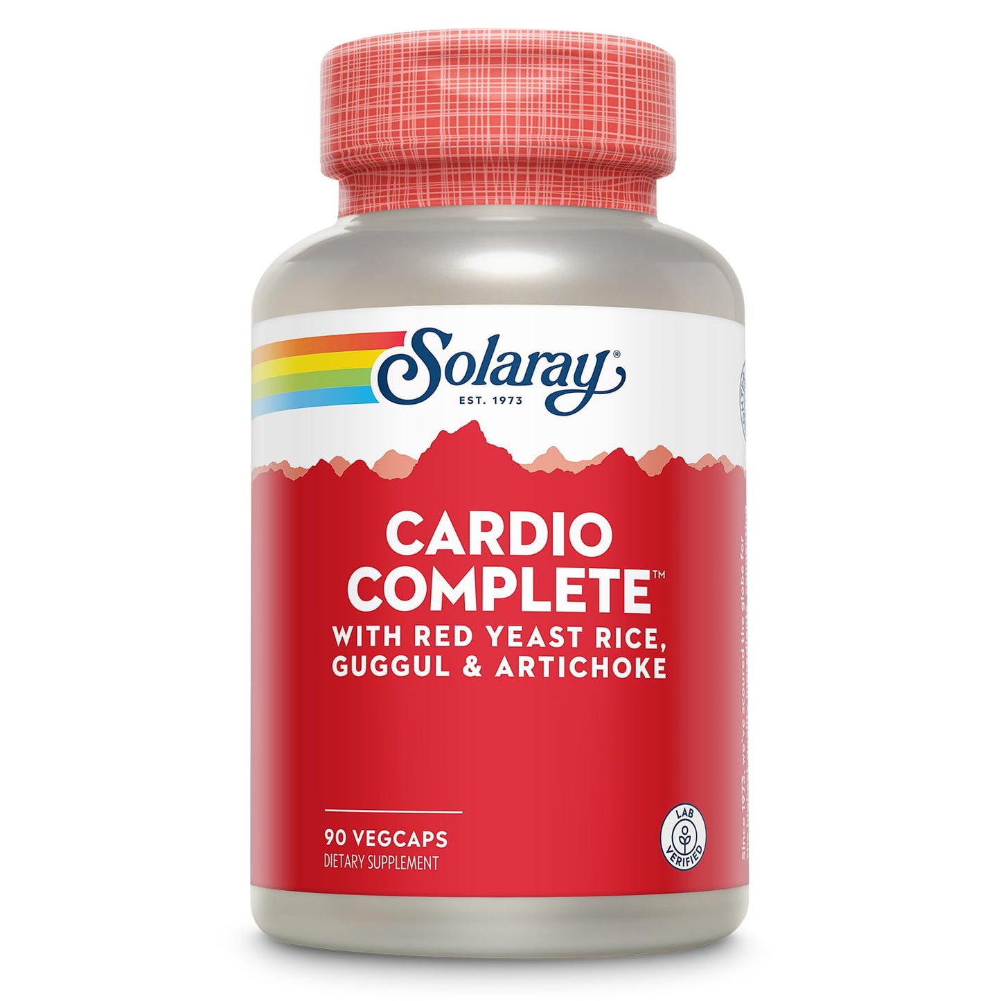 SOLARAY Cardio Complete with Red Yeast Rice, Guggul & Artichoke Extracts, Plus B Vitamins and More Capsules, 90 Count