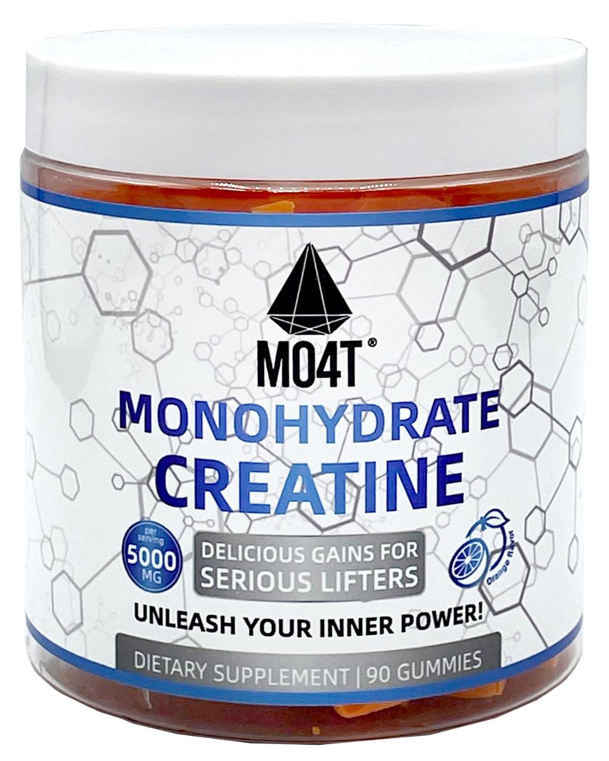 MOMOF4TRANSFORM Creatine Monohydrate Gummies 90 Count