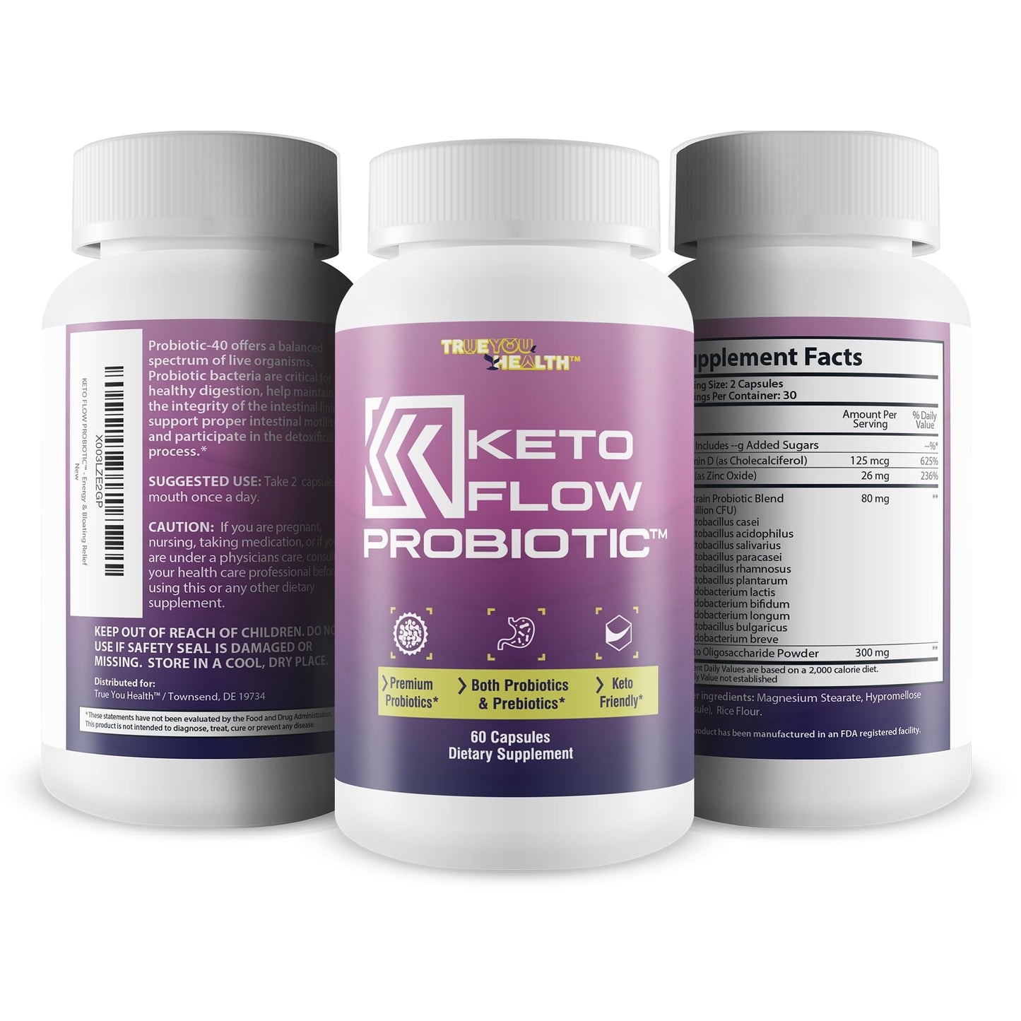 Generic KETO FLOW PROBIOTIC Capsule 1 Count