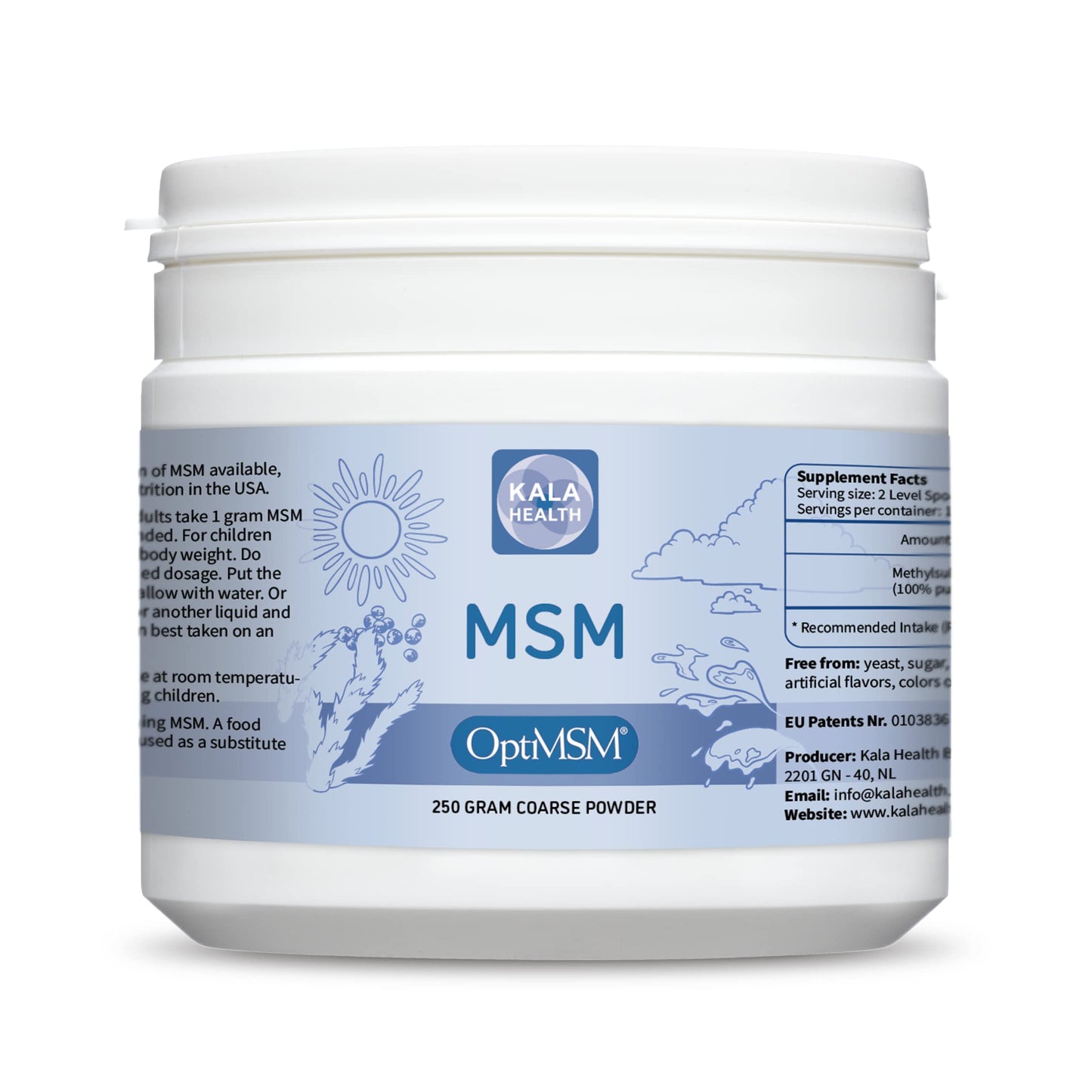 Procapsin OptiMSM Pure Methylsulfonylmethane MSM Supplement Powder Capsule 1 Count
