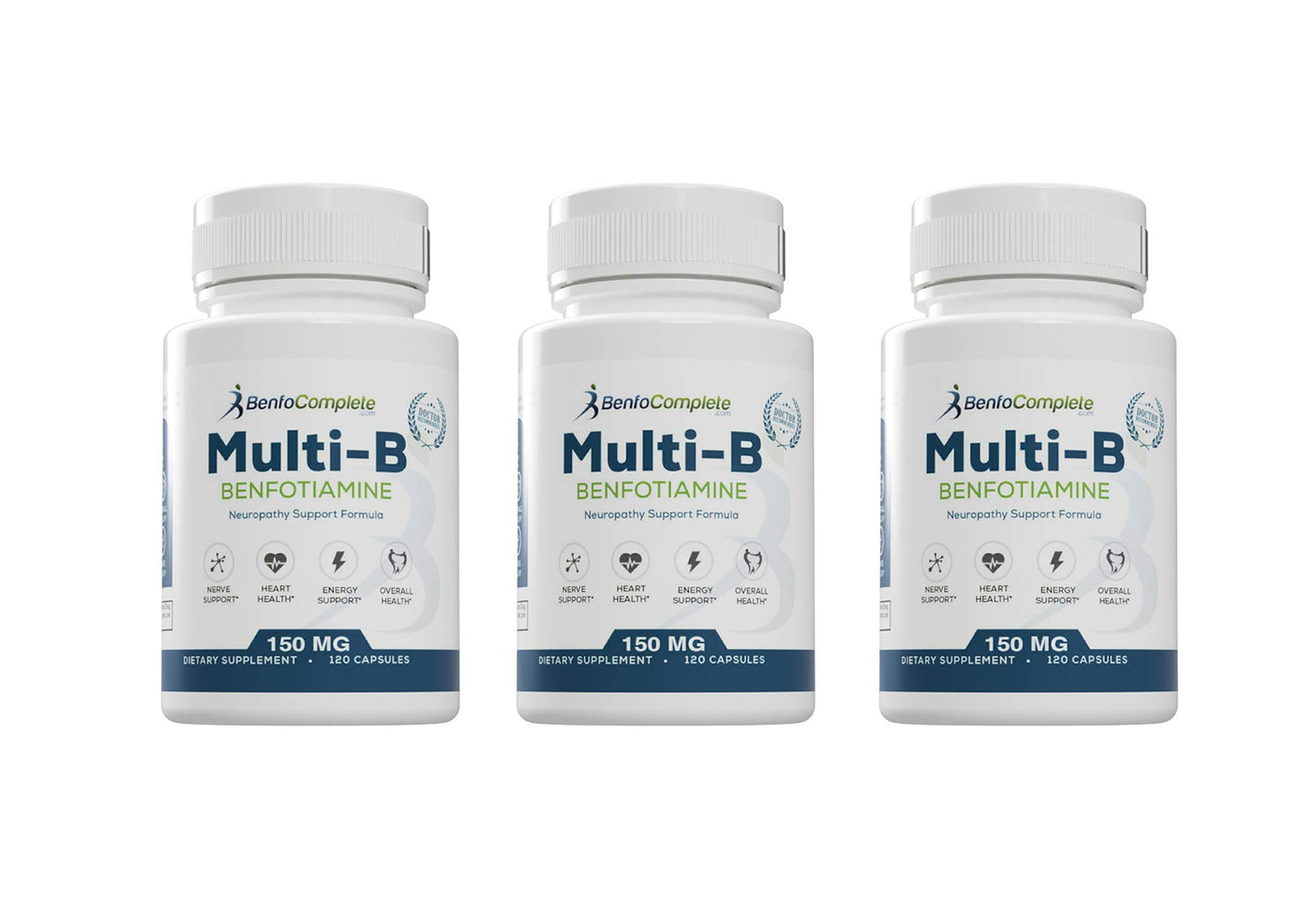 BenfoComplete Benfotiamine Multi-B Neuropathy Support Formula 150mg Capsules, 360 Count
