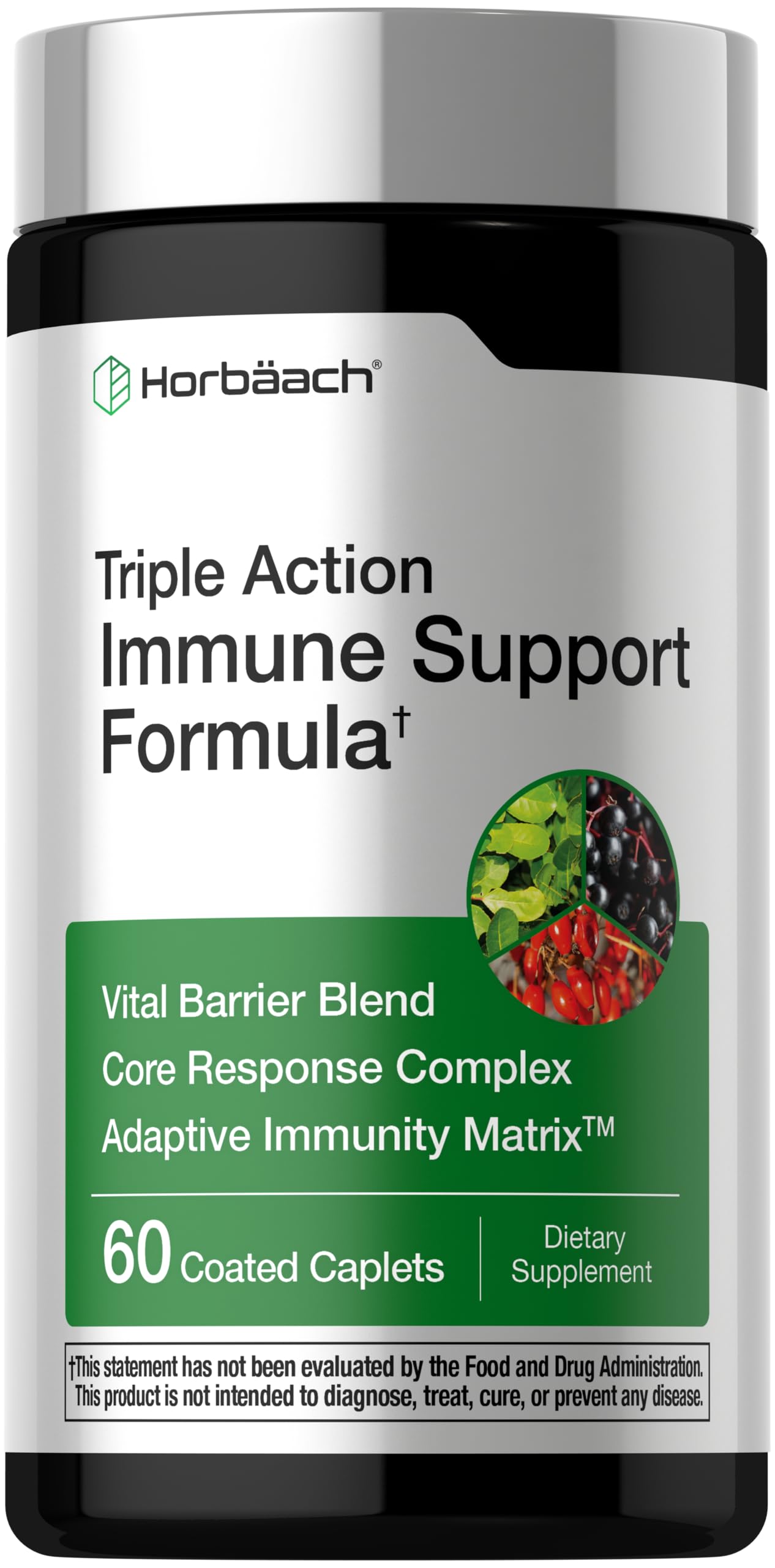 Horbäach Immune Support Supplement Caplets 60