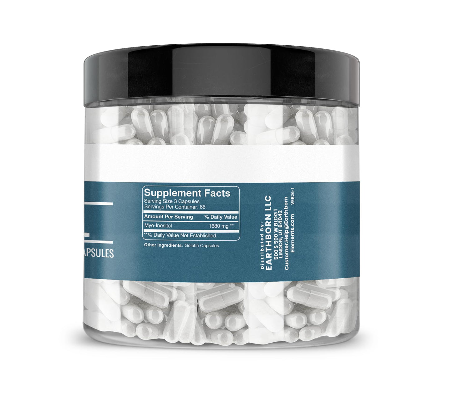 Earthborn Elements Inositol 200 Capsules