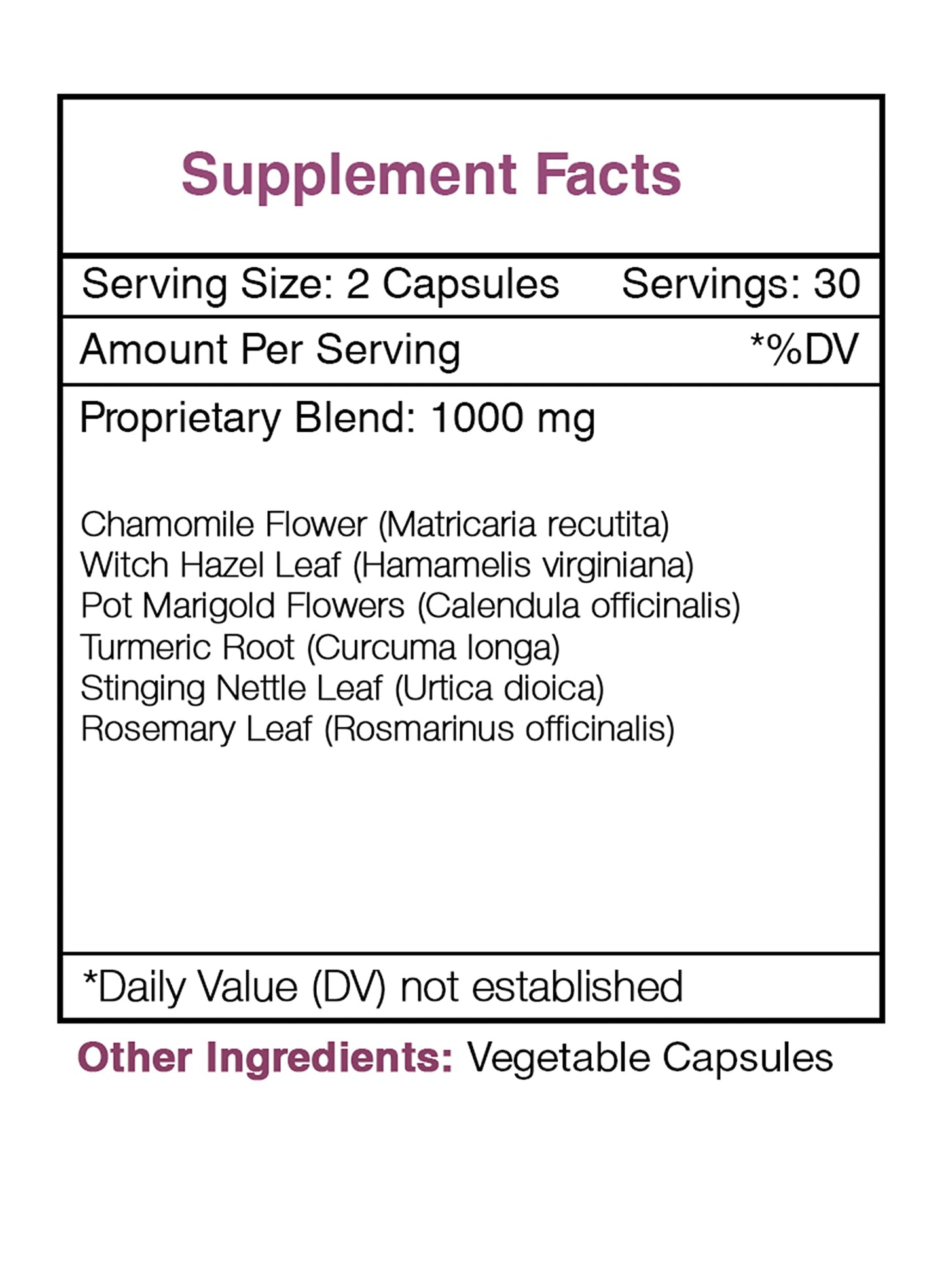 Secrets of the Tribe Head to Toe Capsules, 60 Capsules