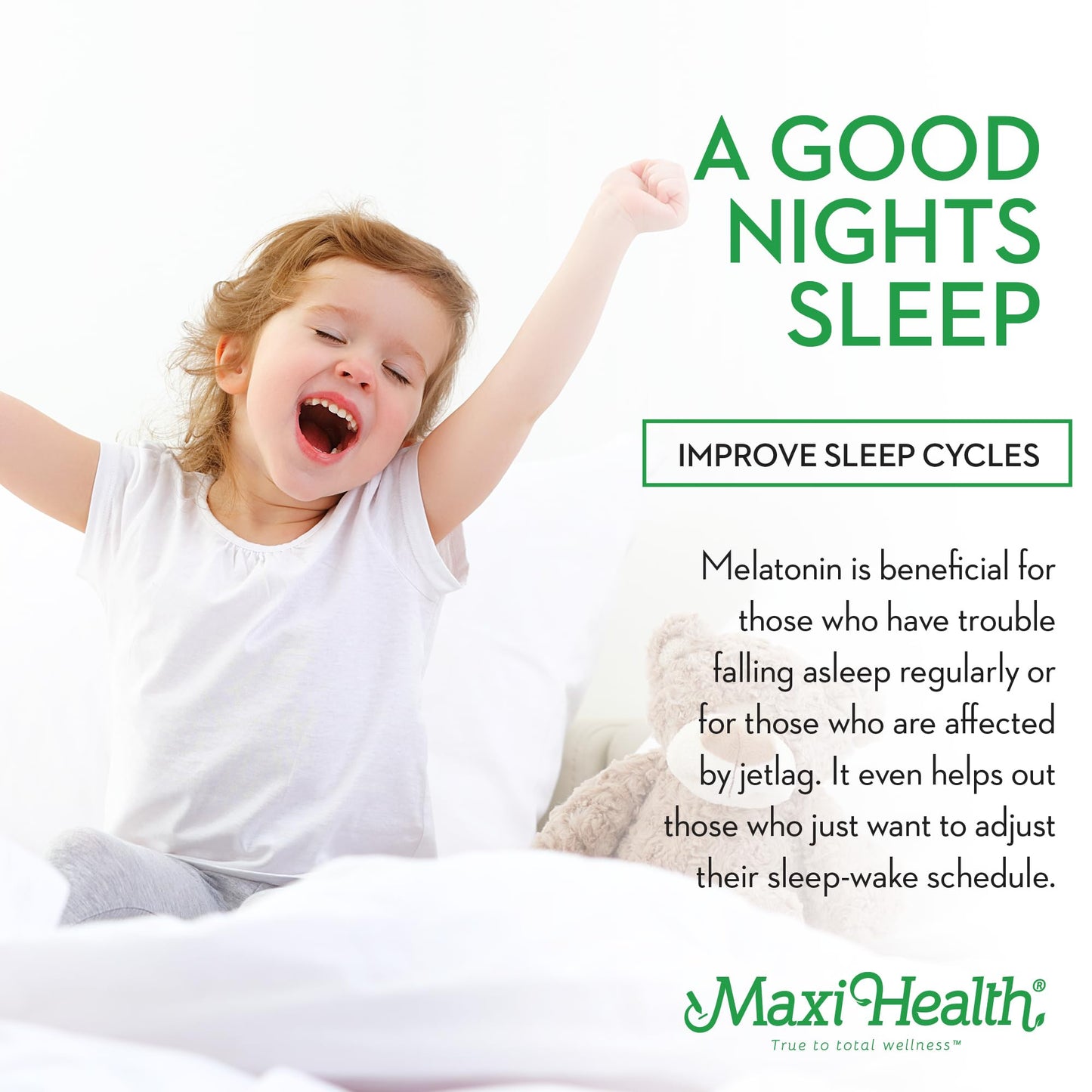 Maxi Health Melatonin 1mg Chewable Tablets 200 Count