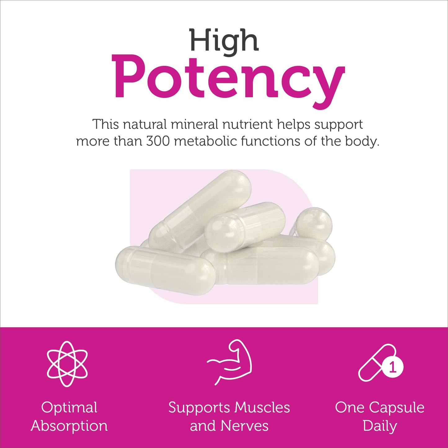 Zahler Magnesium Supplement Capsule 250 Count