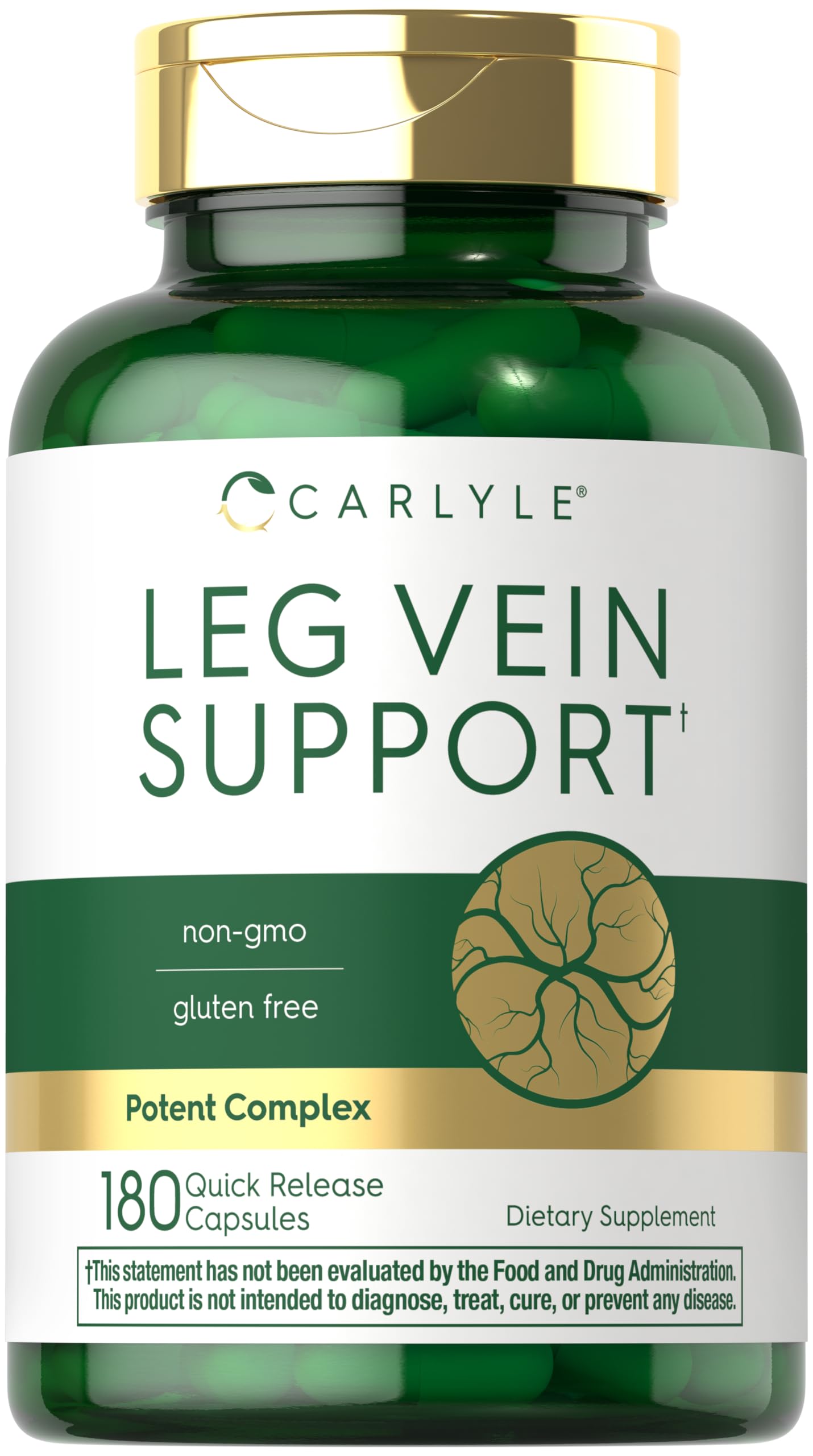 Carlyle Leg Vein Supplement Capsule 180 Count