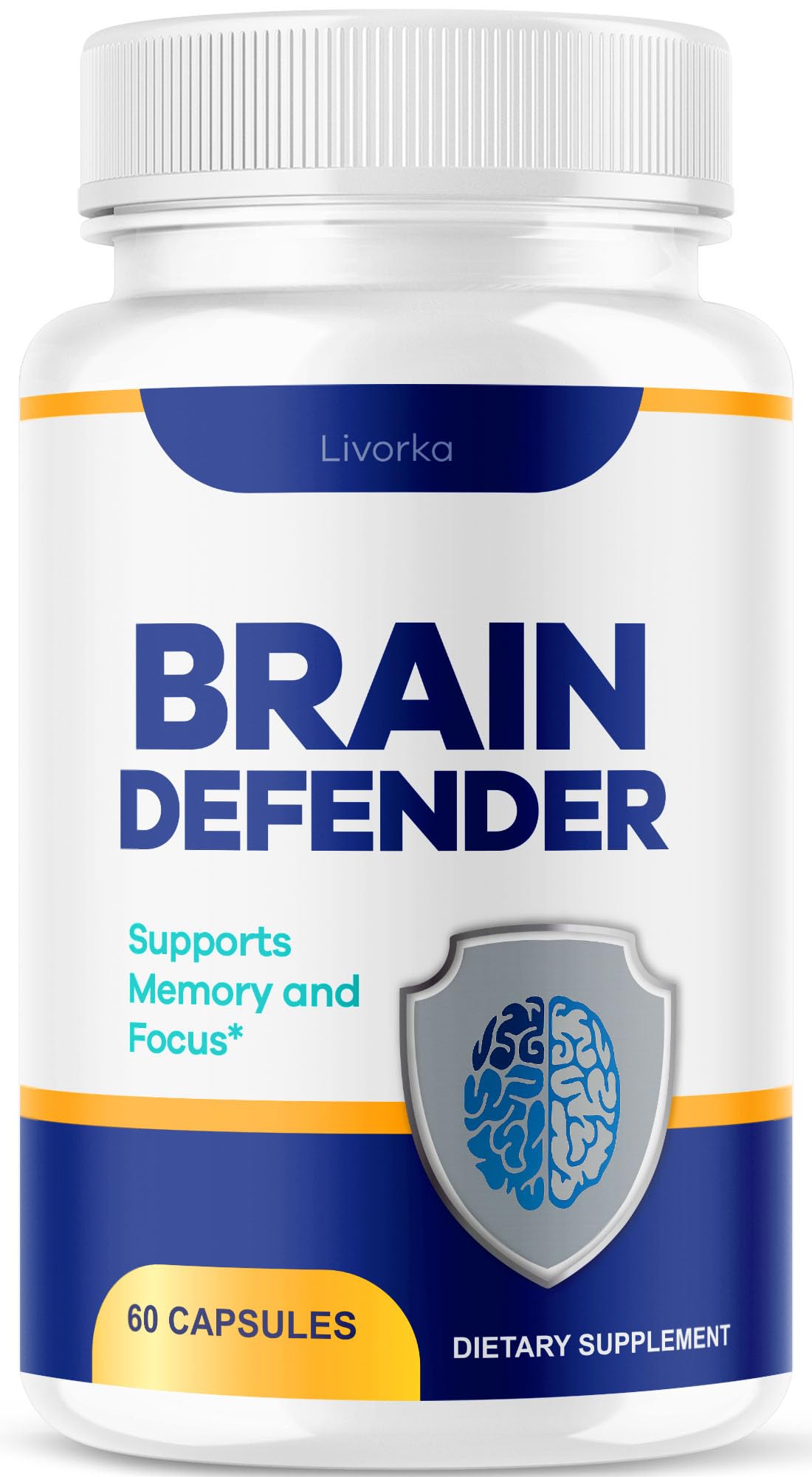 LIVORKA Brain Defender Capsules 60 Count