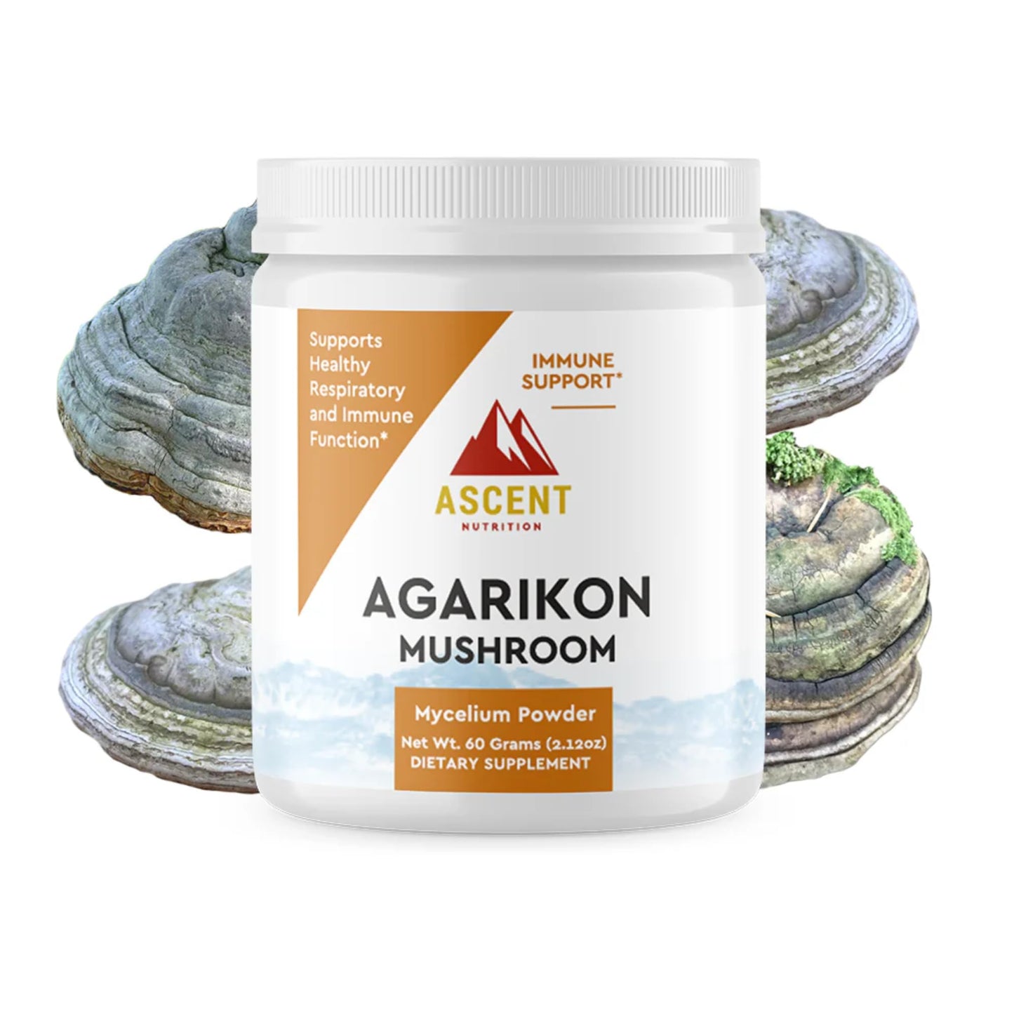 Ascent Nutrition Organic Agarikon Mushroom Powder, 2.12 oz