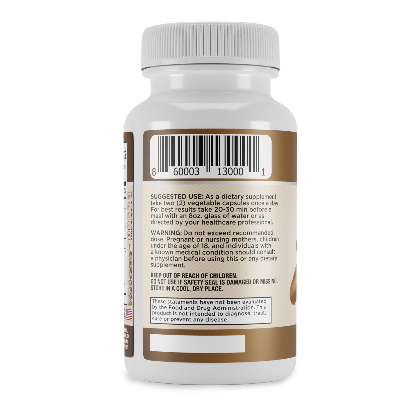 Harvest of Nature Mushroom Complex Capsules with Lion's Mane, Reishi, Turkey Tail, Shiitake, 60 Count