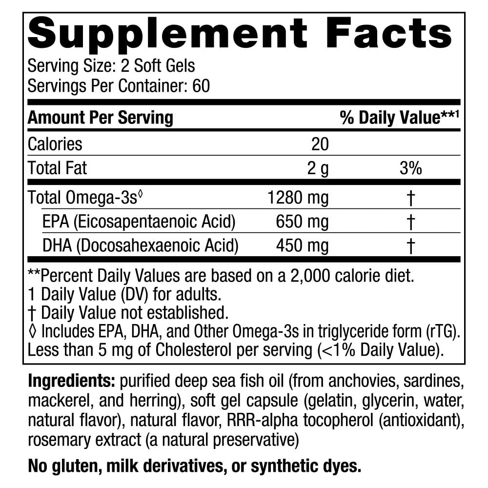 Nordic Naturals Ultimate Omega Softgels 120 Count