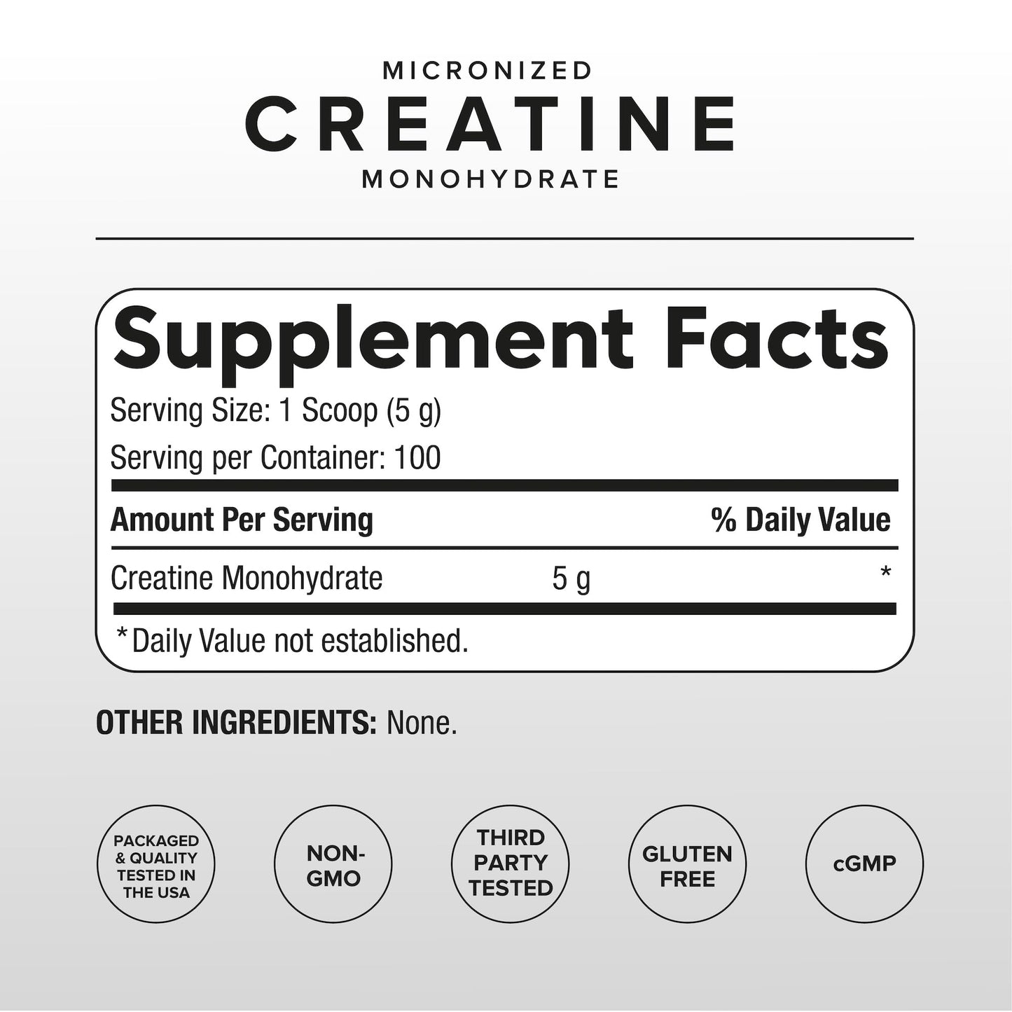 P Puregen Labs Micronized Creatine Monohydrate Powder 1.1 lb