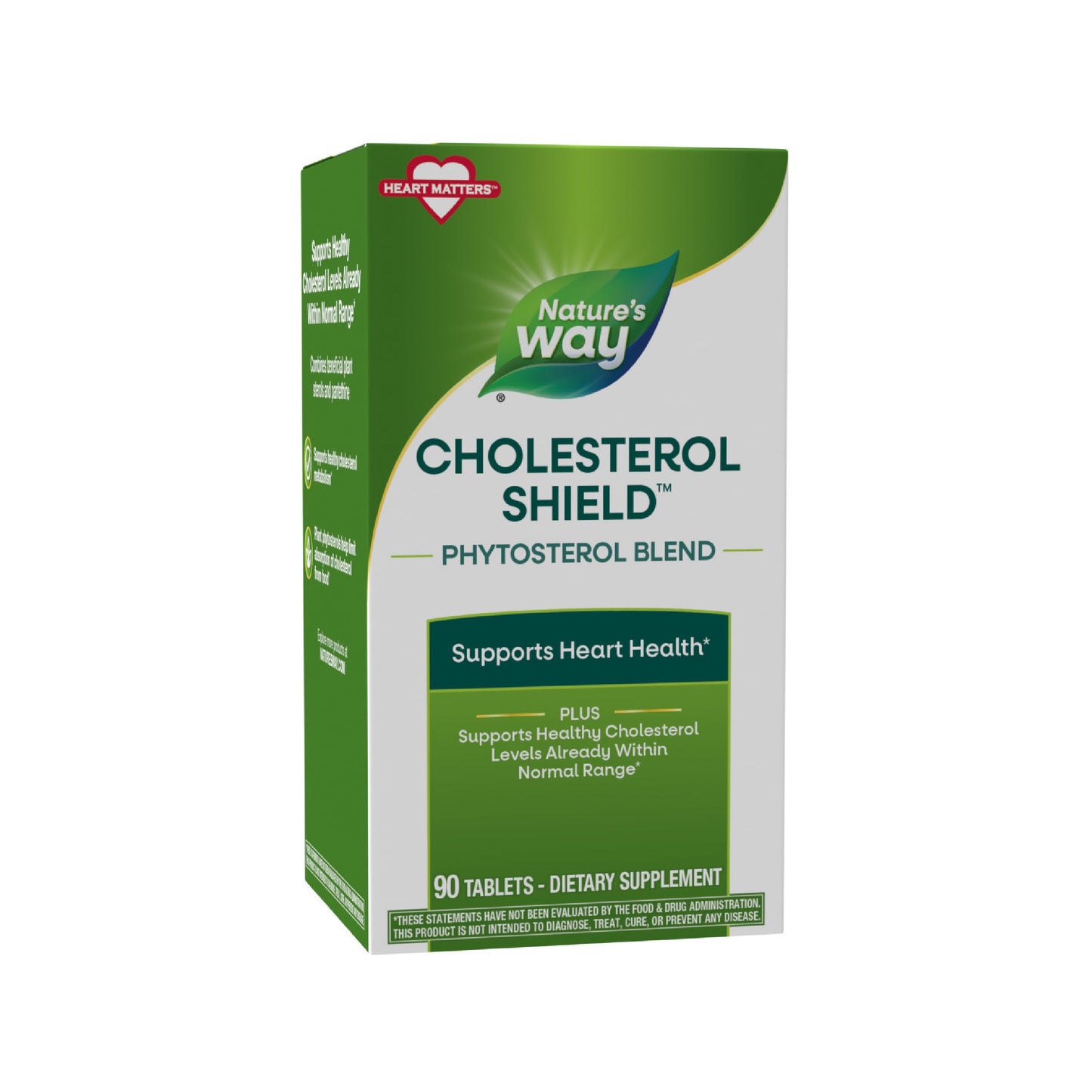 Nature's Way Cholesterol Shield, Phytosterol Blend Tablets, 90