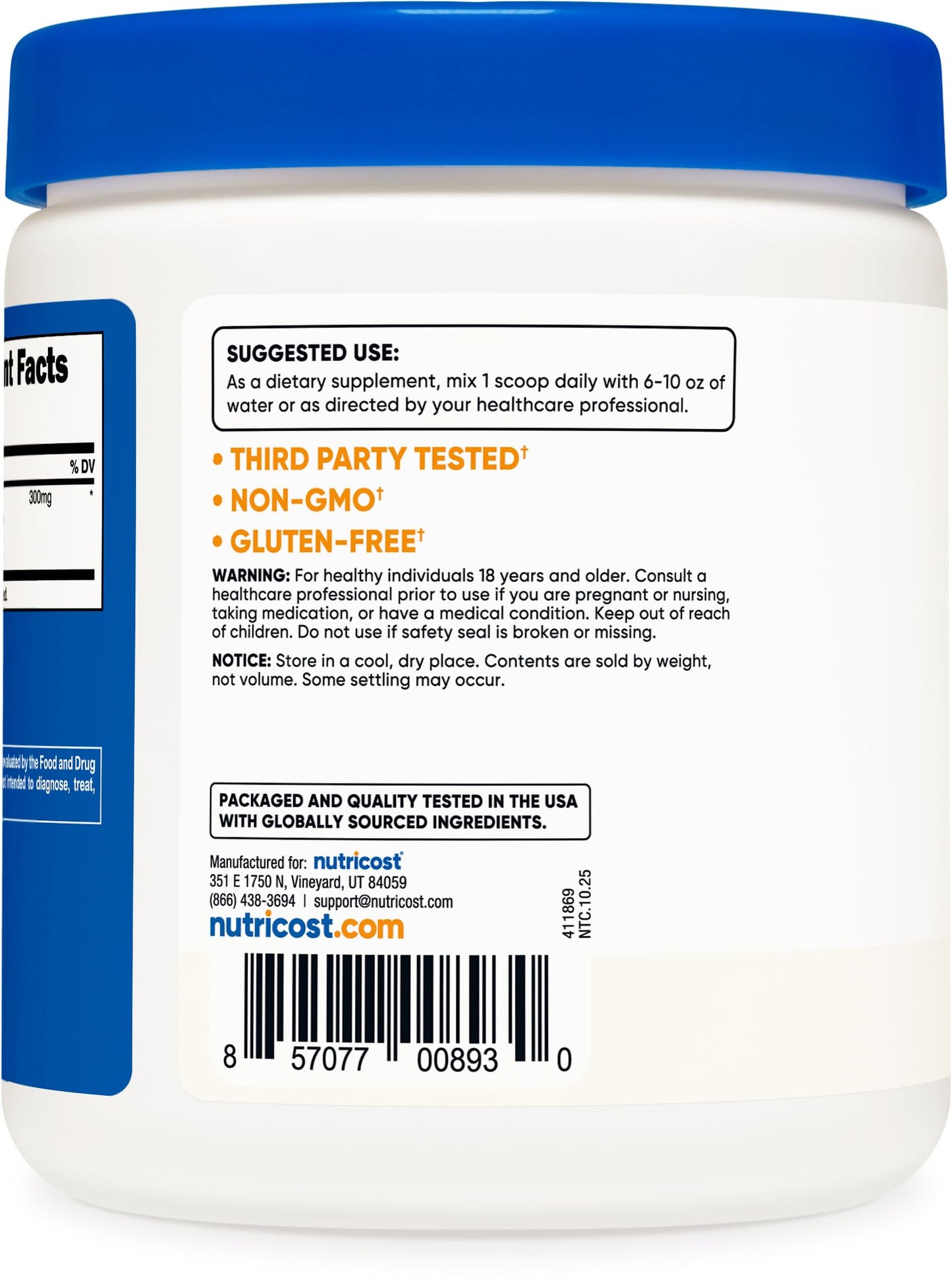 Nutricost Bilberry Powder 8.82 Ounce