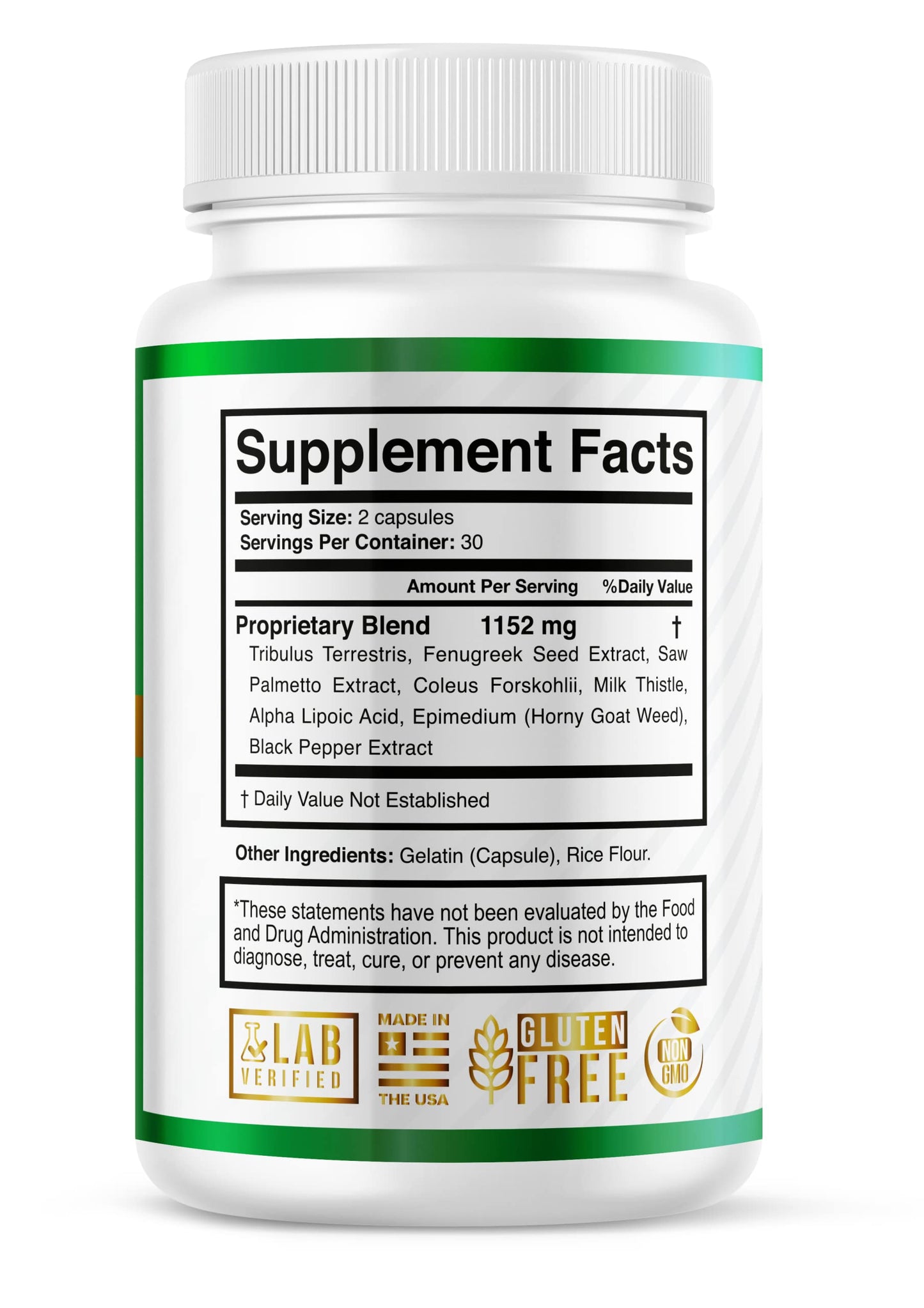 ZELSO Saw Palmetto Prostate Supplement for Men, 120 Capsules
