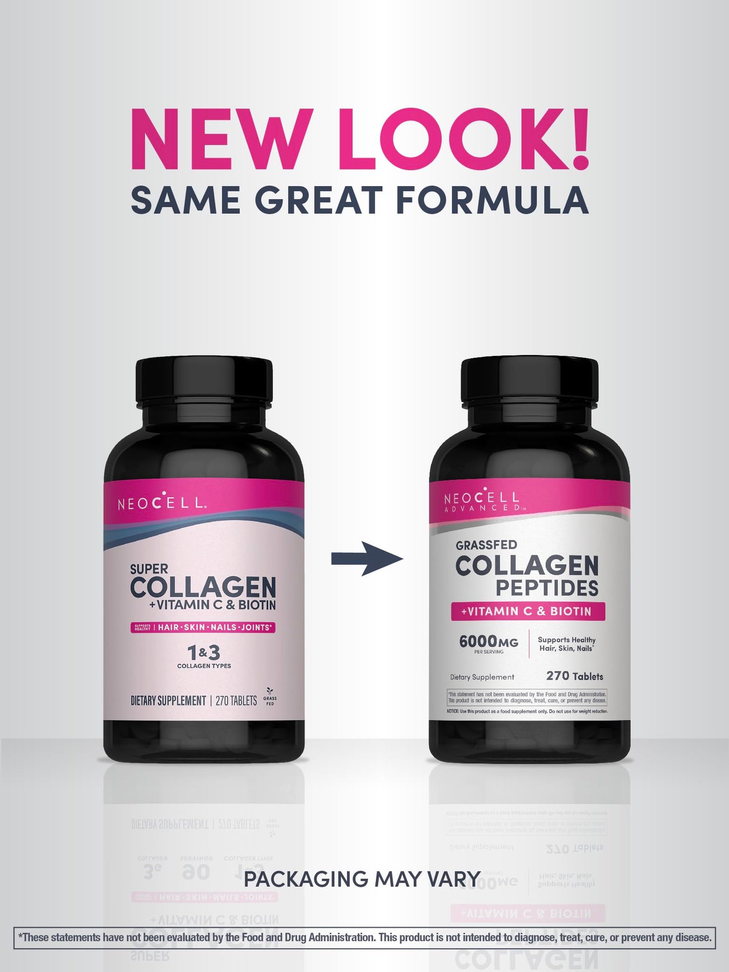 NeoCell Advanced Collagen Peptides 6000mg 270 Tablets