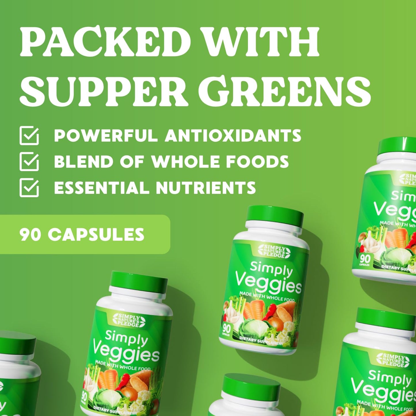 Simply Nature's Pledge Beta-Carotene Nutritional Supplements Capsules 180 Count