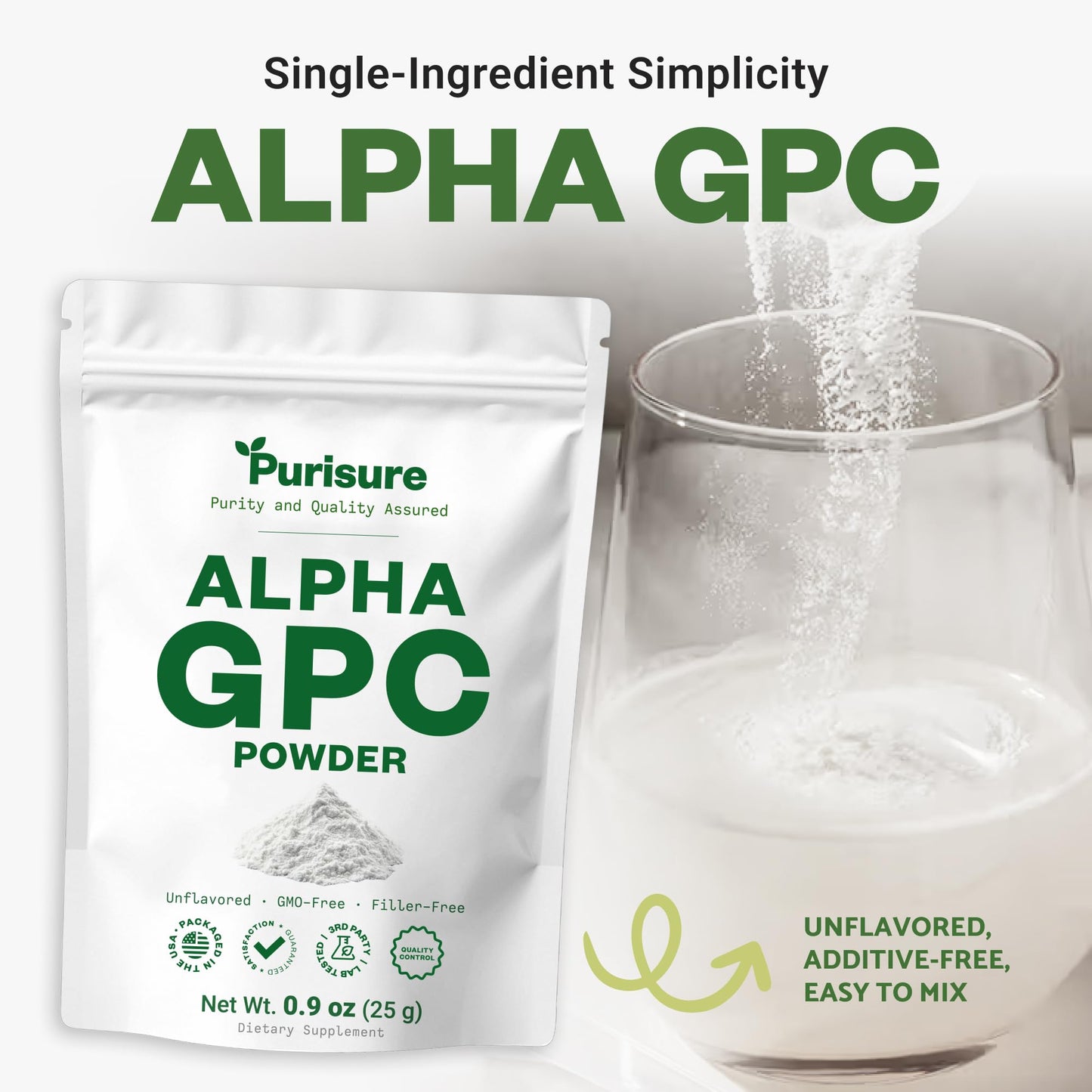 Purisure Alpha GPC Powder 0.88 oz