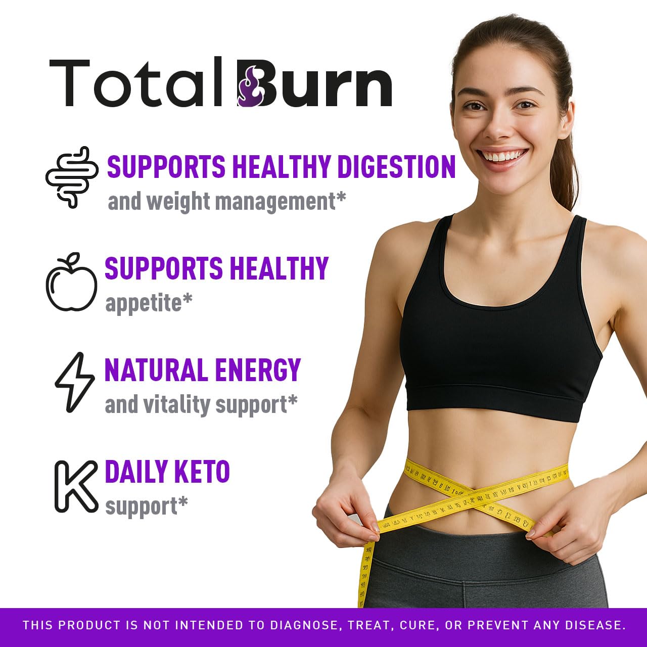 LIVORKA Total Burn Keto ACV Gummies, 120 Gummies
