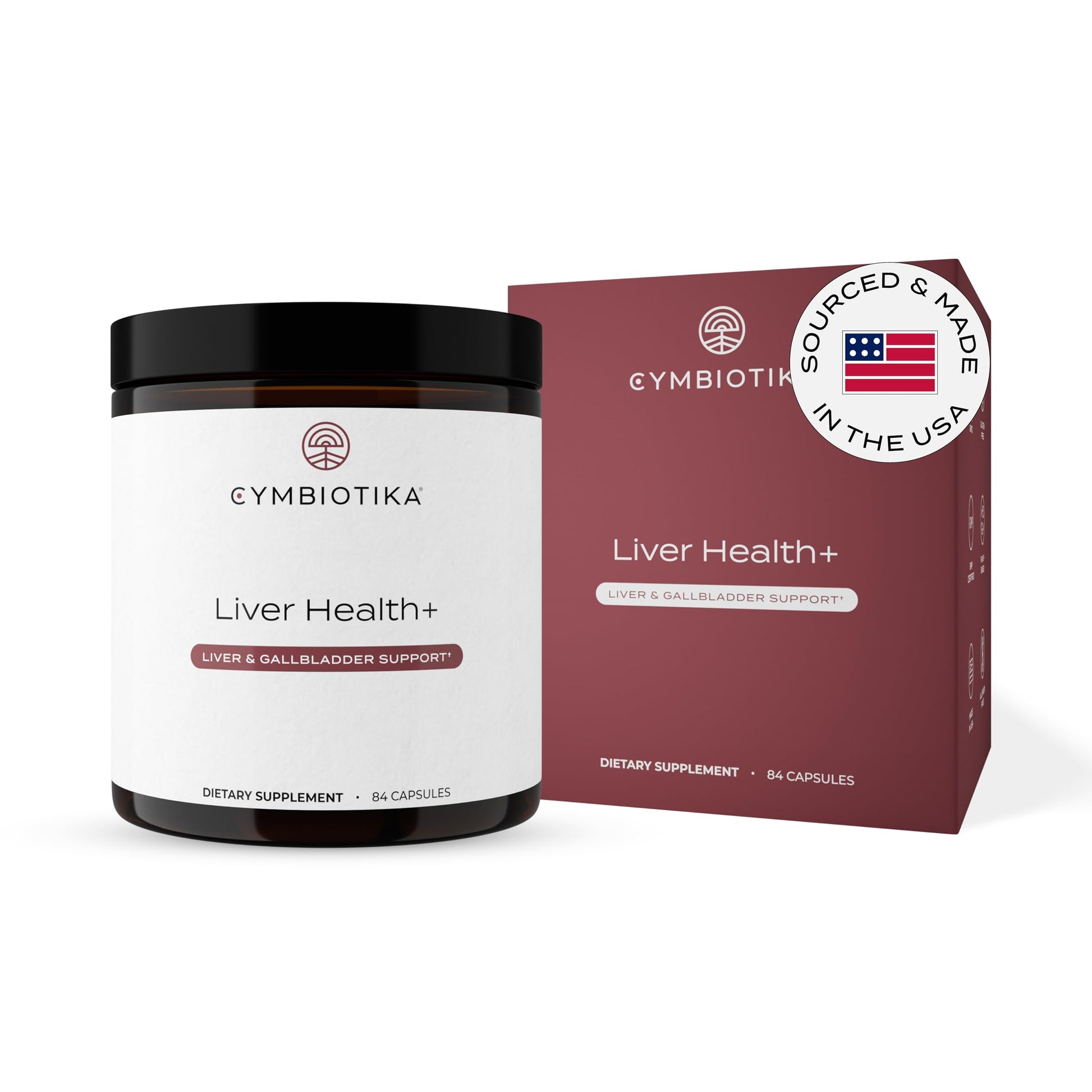 CYMBIOTIKA Liver Health+ for Liver Support, Detox & Digestion Capsule, 84 Count