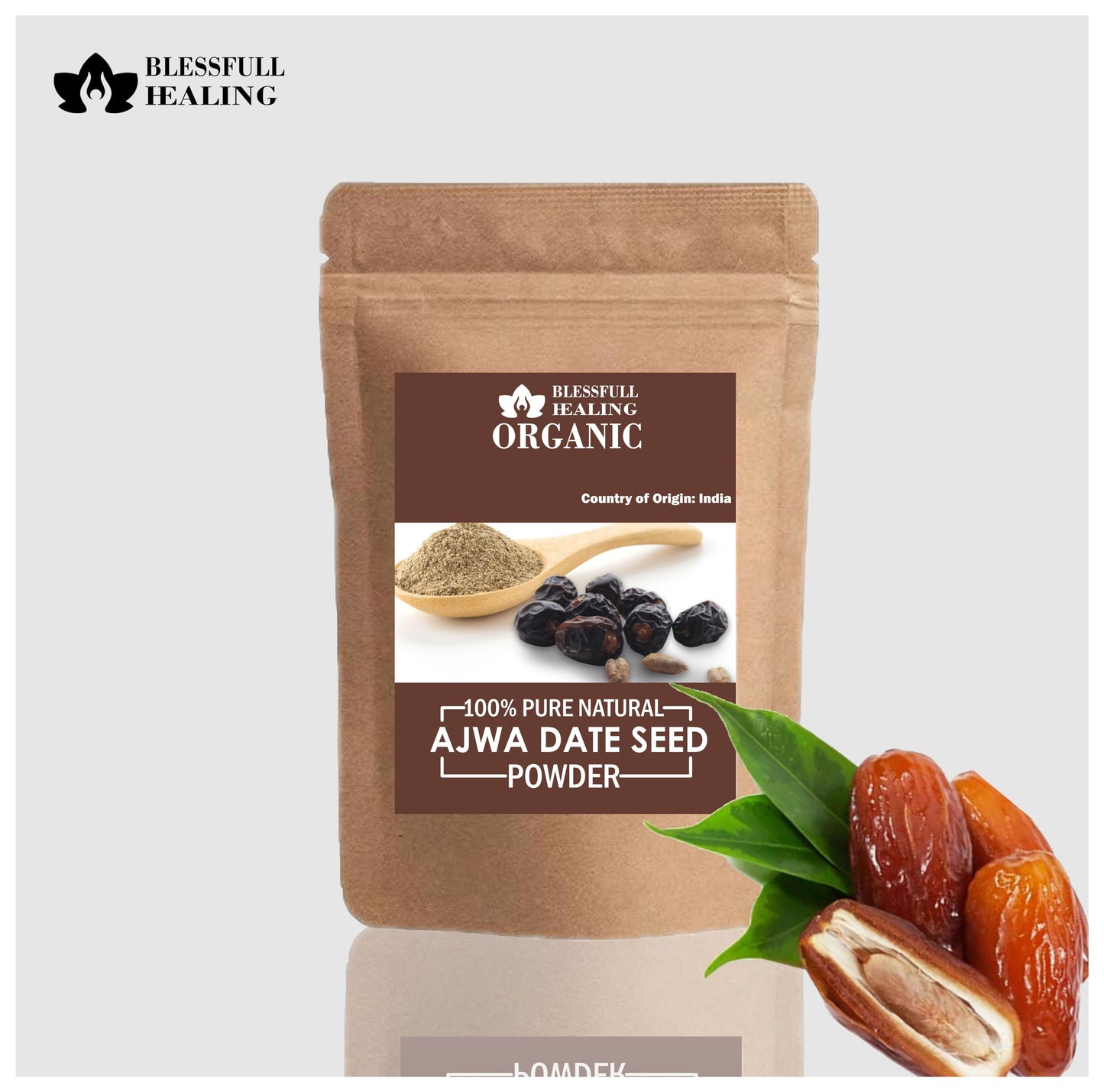 Blessfull Healing Ajwa Date Seed Powder, 3.5274 oz
