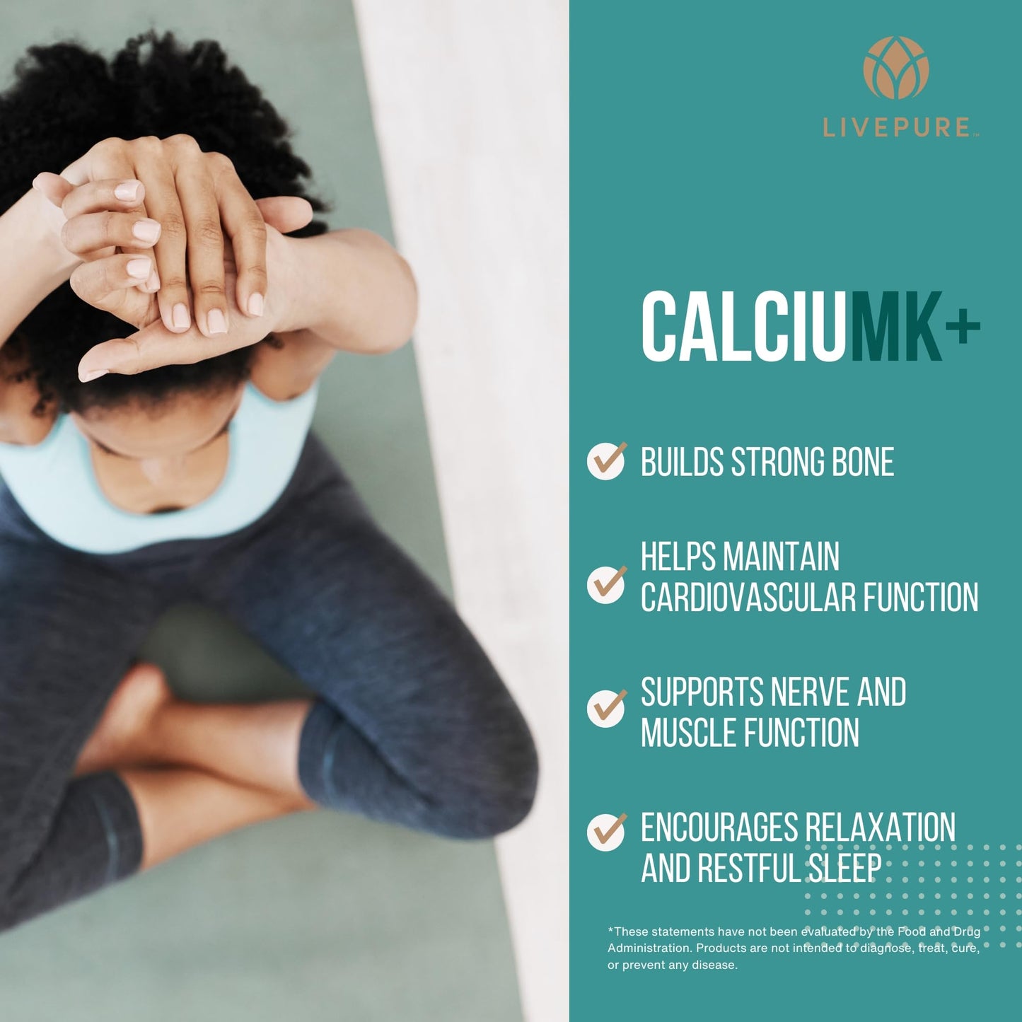 PURE CalciuMK+ Calcium Citrate Capsules 90 Count