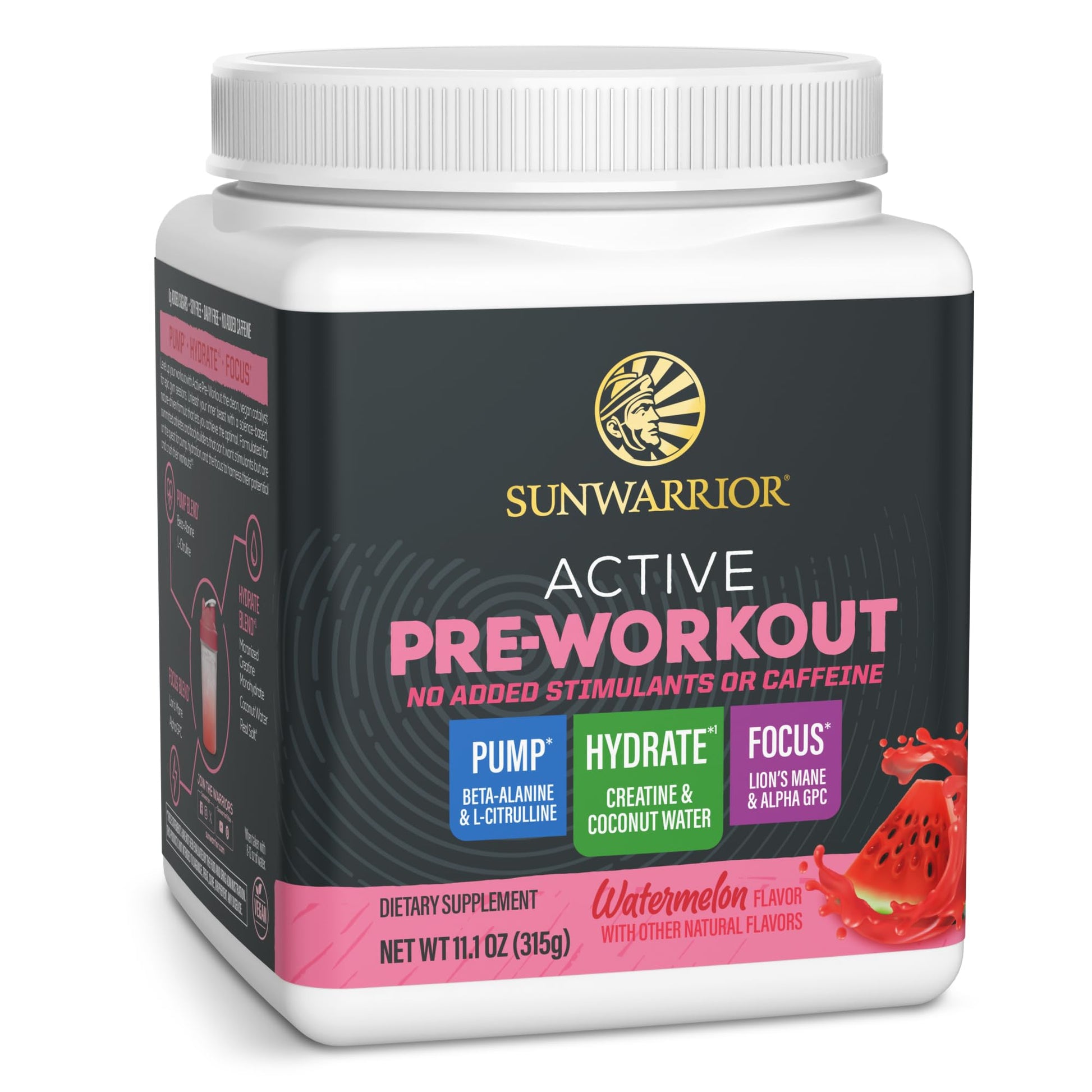 Sunwarrior Pre Workout Powder 11.1 oz