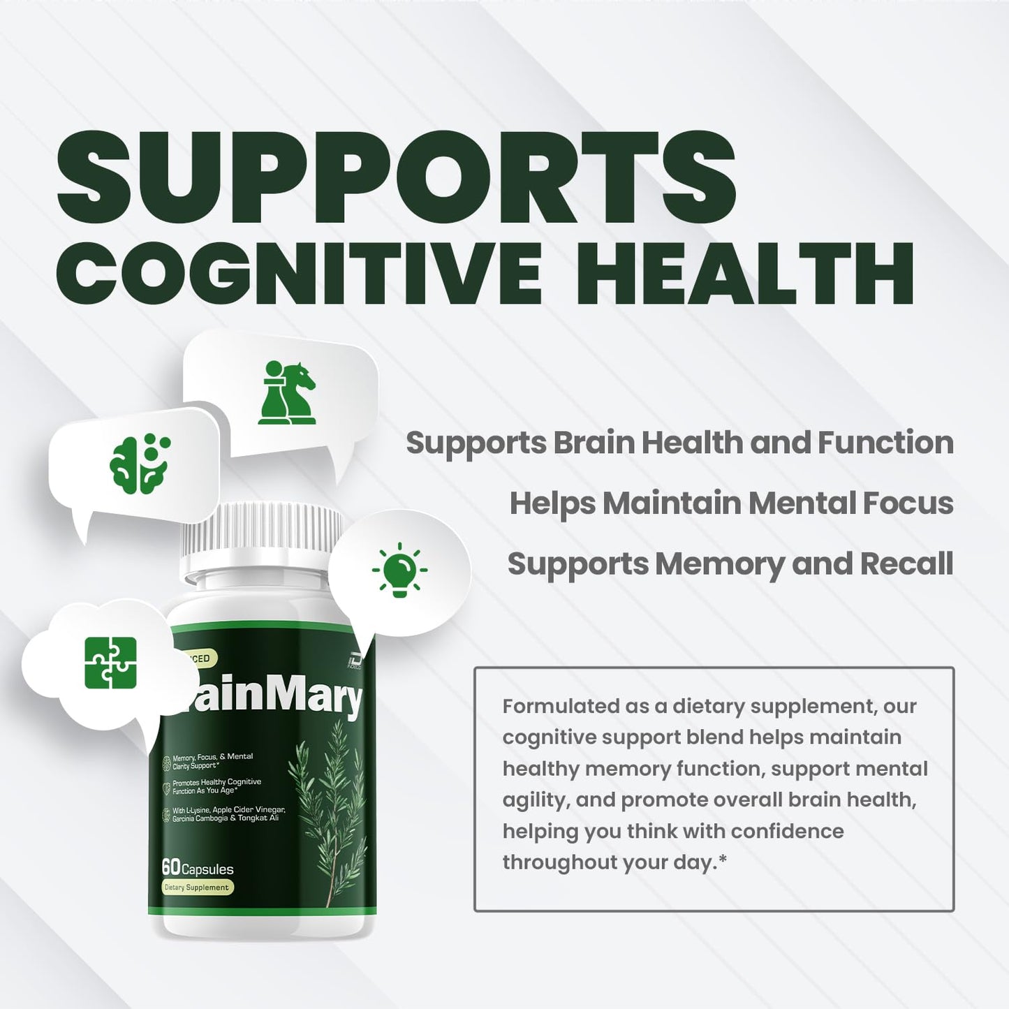 Indelo Brainmary Capsules 60 Count