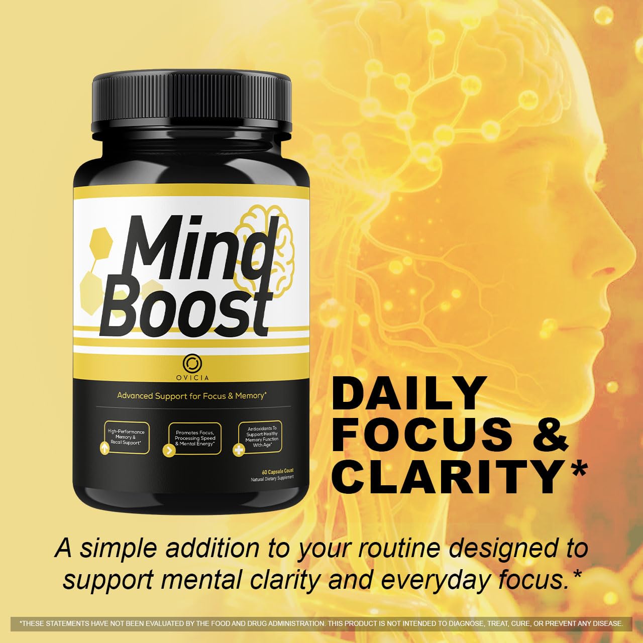 OVICIA Mind Boost Capsules 120 Capsules