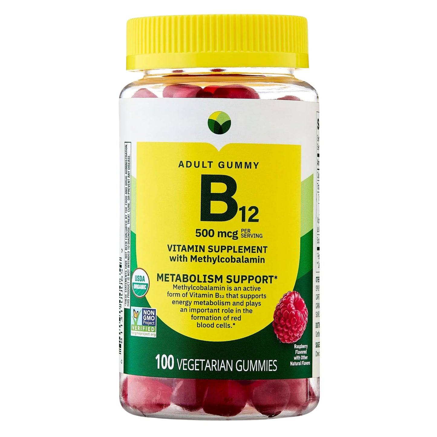 KP+ Vitamin B12 Gummies 500 mcg Methylcobalamin, 200 Count