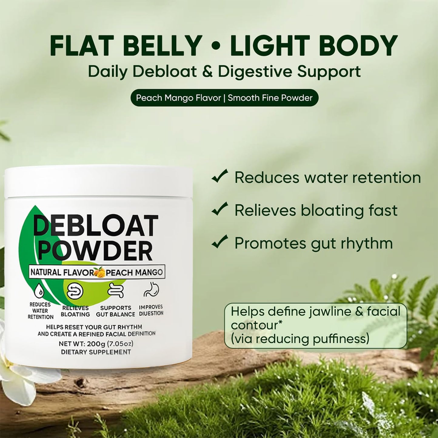 SDUQULK Debloat Powder 7.05 Ounce