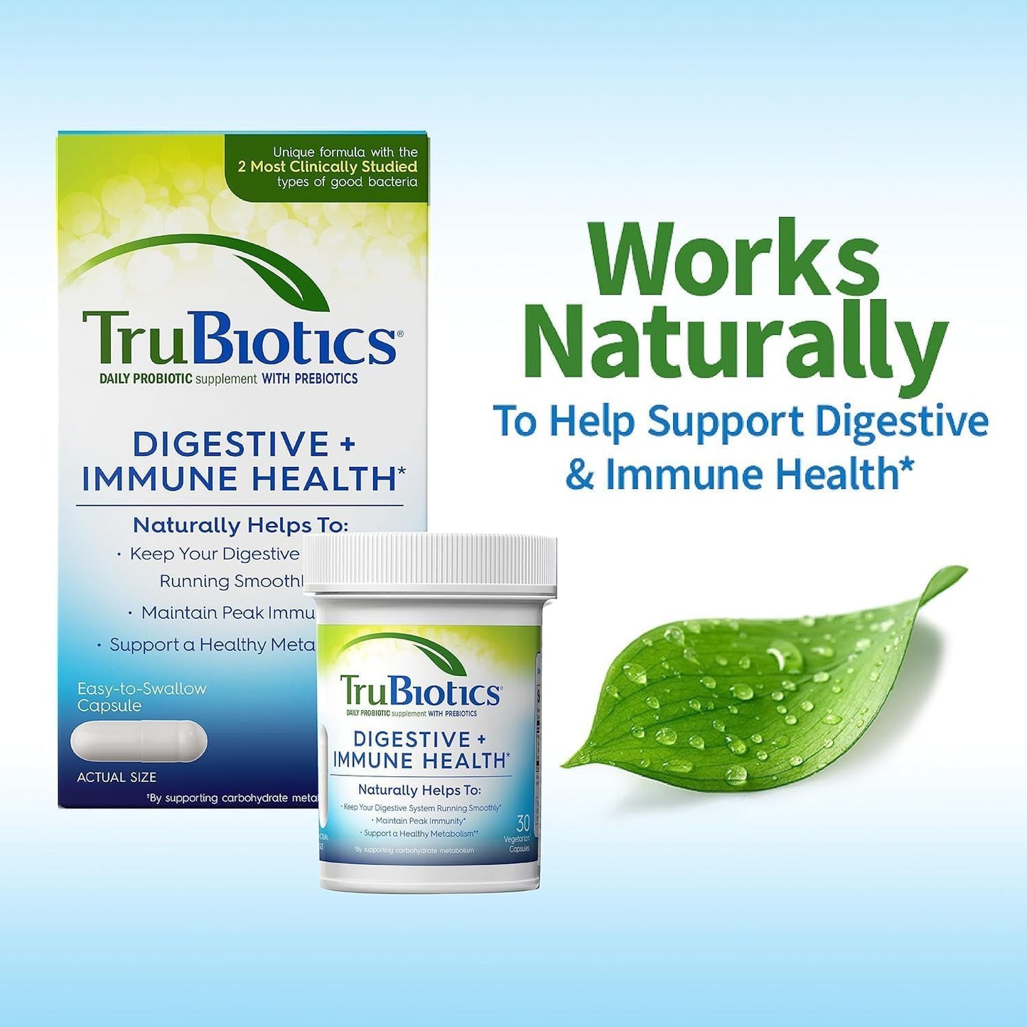 ONE A DAY TruBiotics Daily Probiotic 60 Capsules