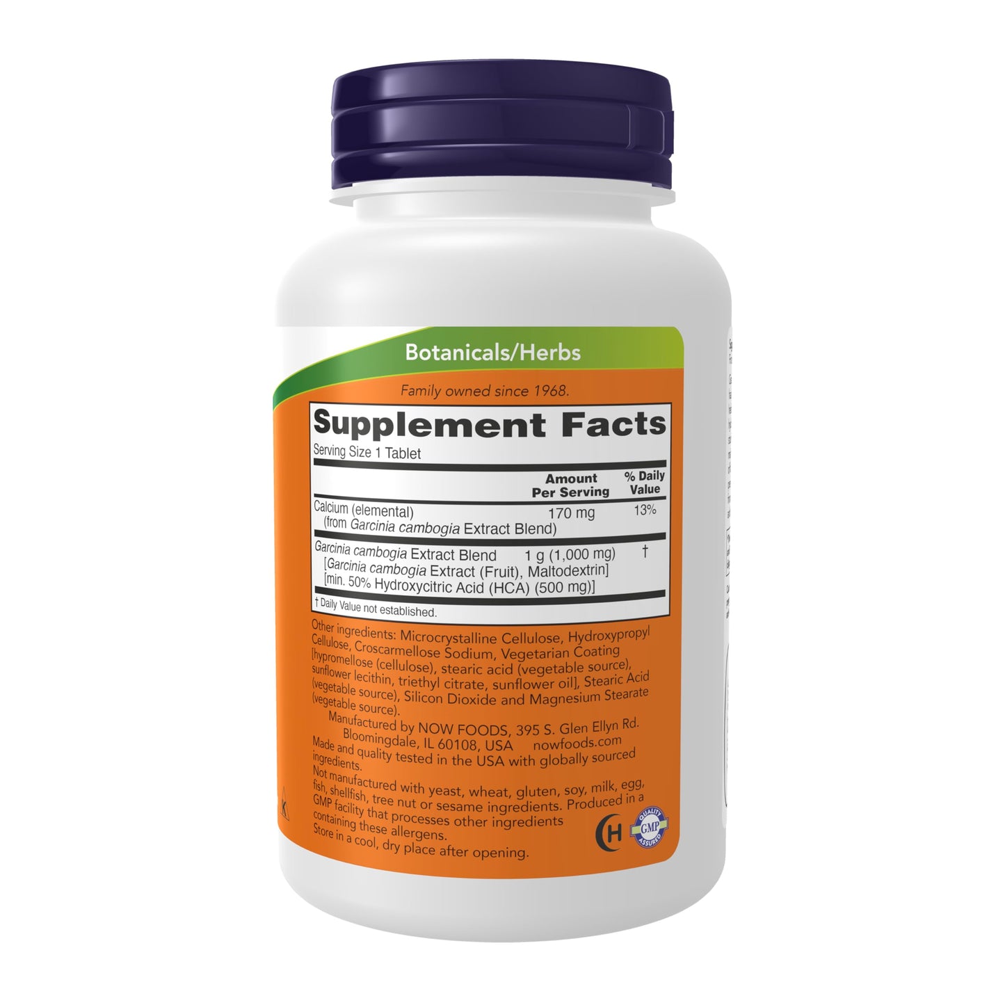 NOW Foods Garcinia (Garcinia Cambogia) 1000 mg Healthy Metabolism and Weight Loss, 120 Tablets