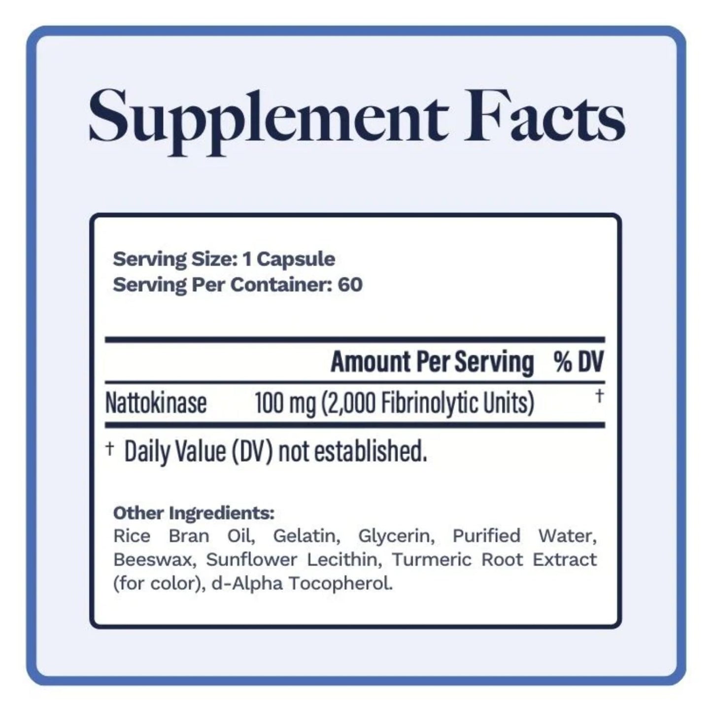 Utzy Naturals Nattokinase Supplement 60 Capsules