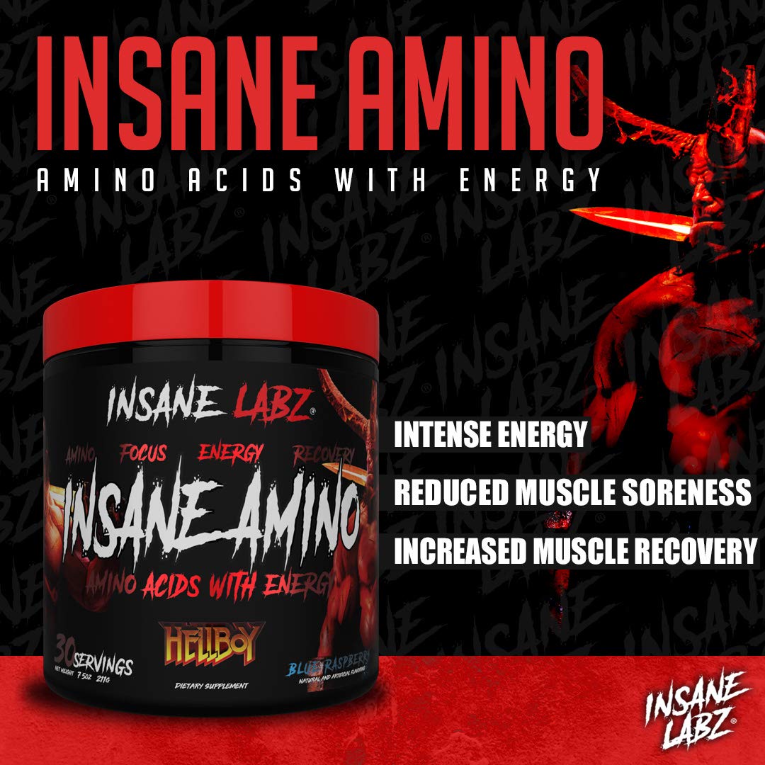 Insane Labz Insane Amino Hellboy Edition Powder 7.4 Ounce