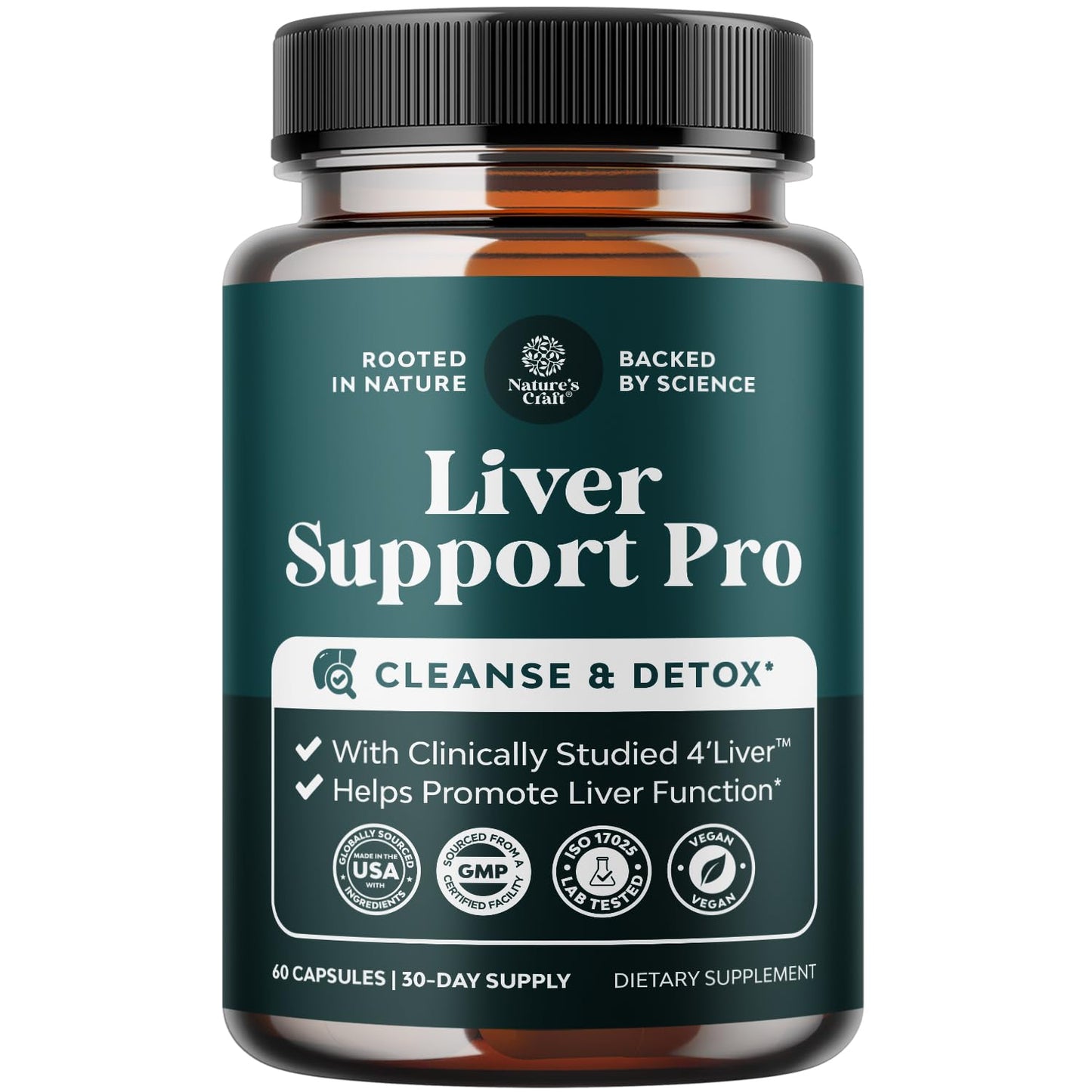 Natures Craft Pro Liver Support Supplement Capsule, 60 Count